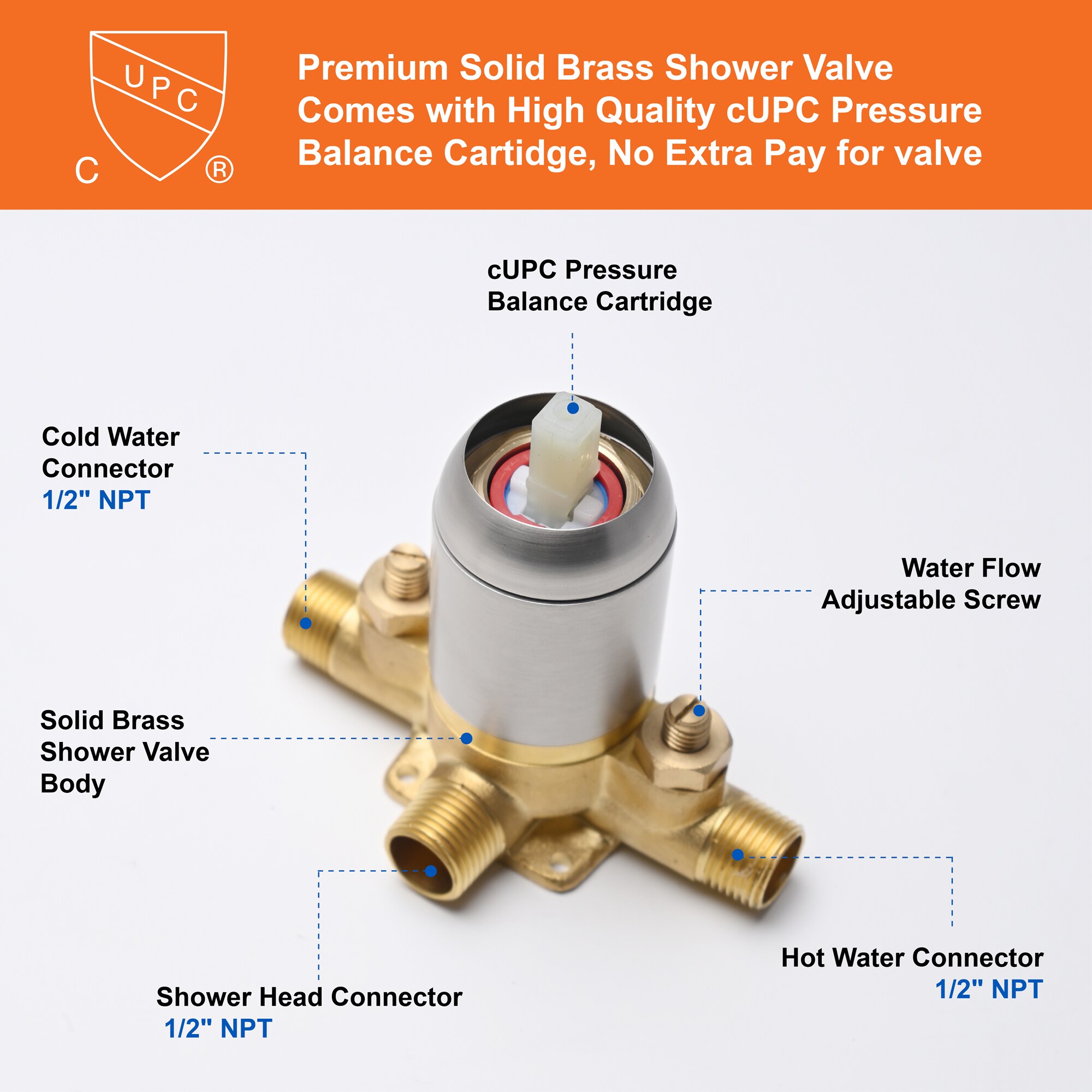 Nestfair SMD8043N Tub-Shower-Faucets - View #5