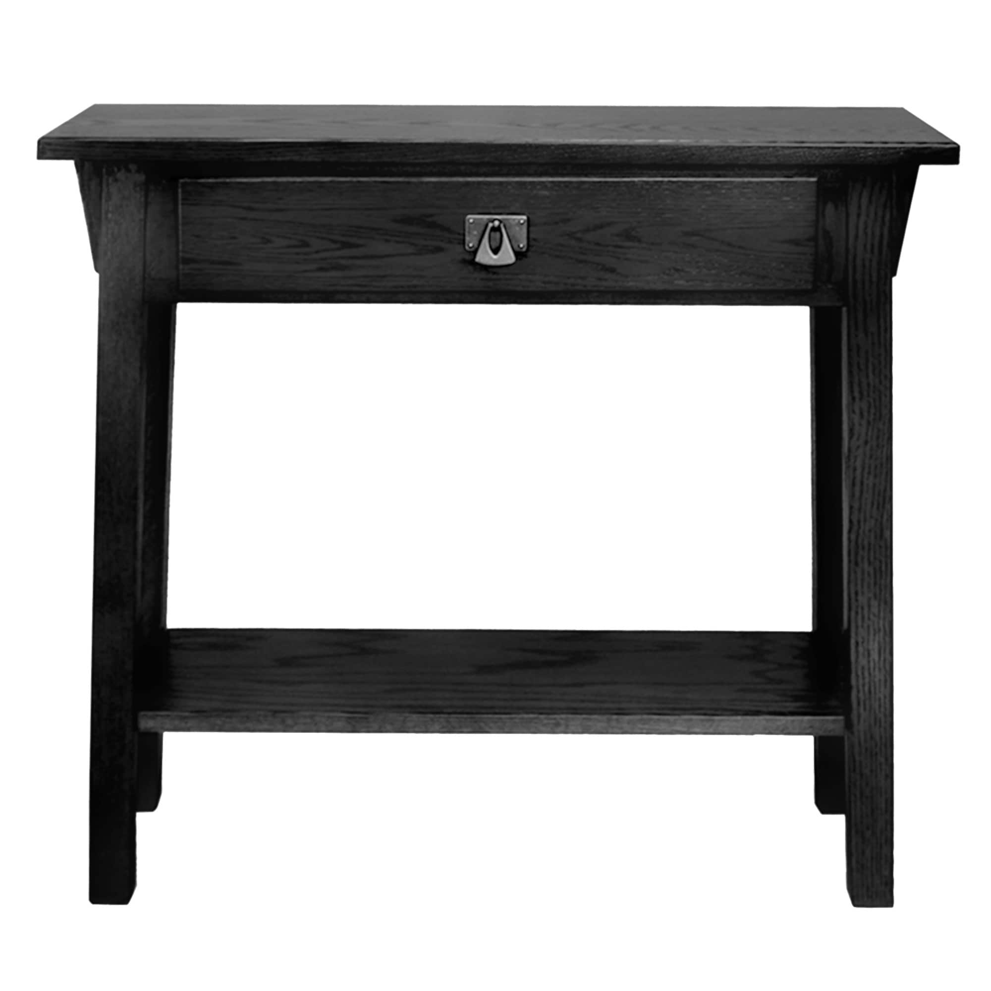 Leick Home 9057-SL Favorite Finds Casual Black Console table
