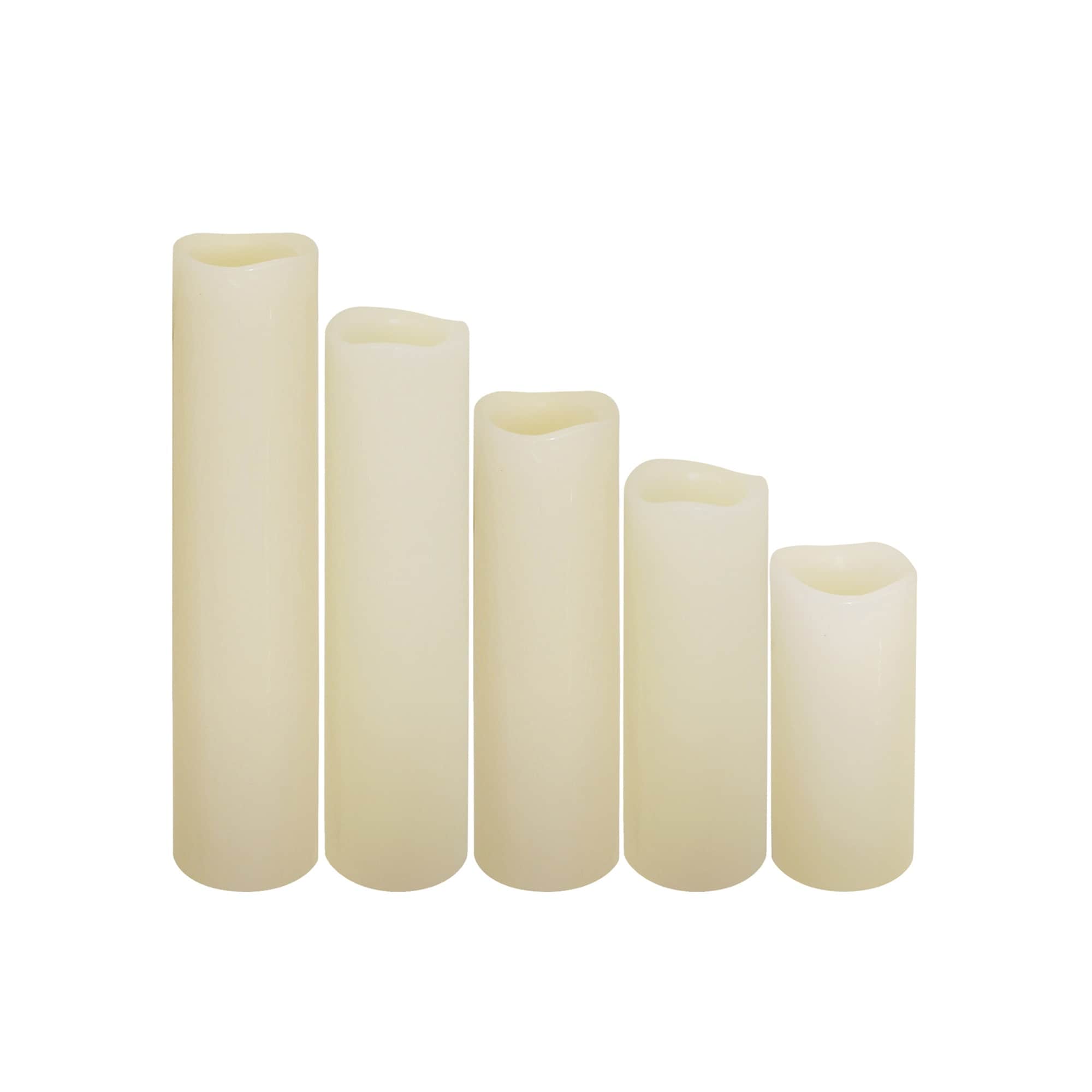 Brite Star 45-762-00 Unscented White Flameless Battery operated candle