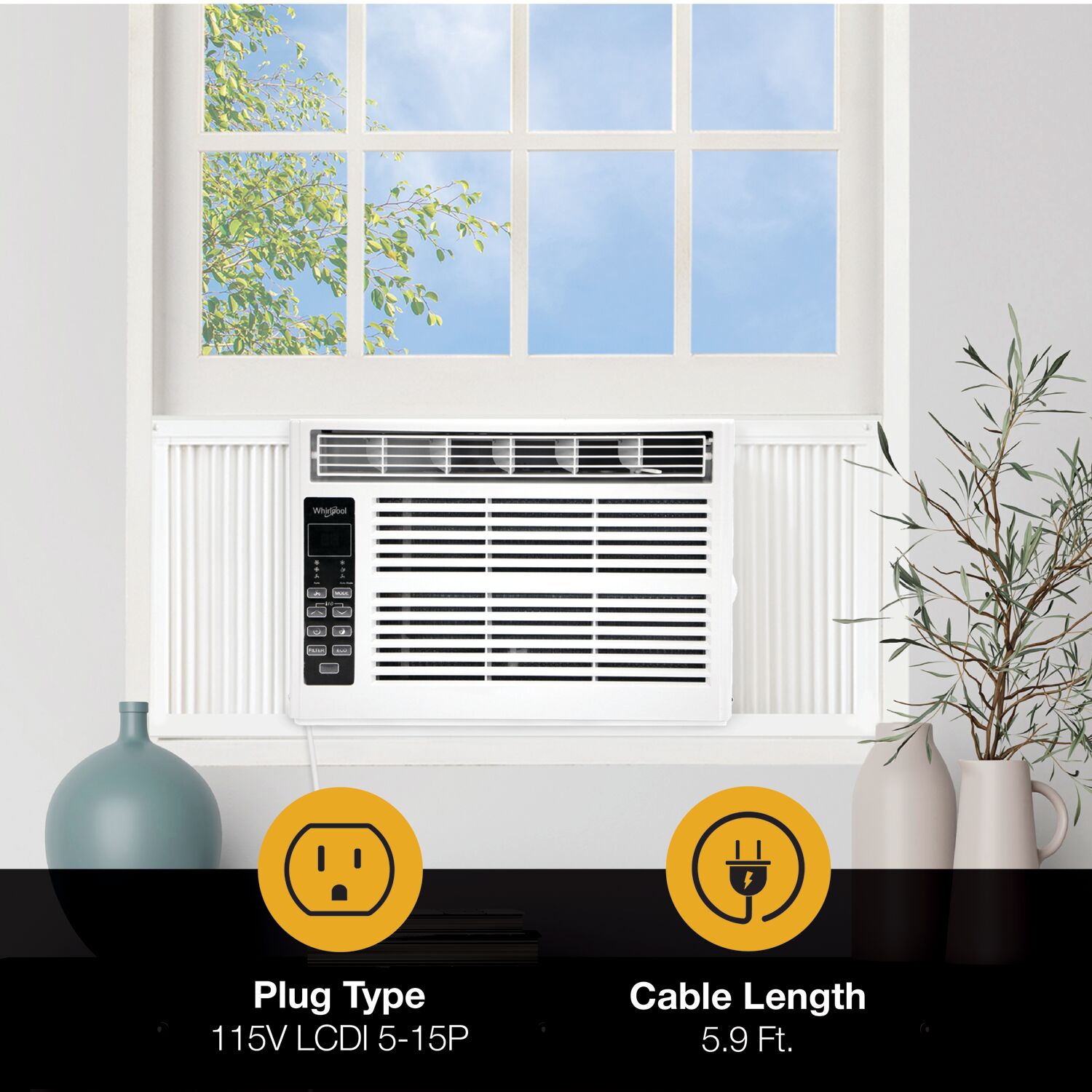 Whirlpool WHAW061CW Window-Air-Conditioners - View #5