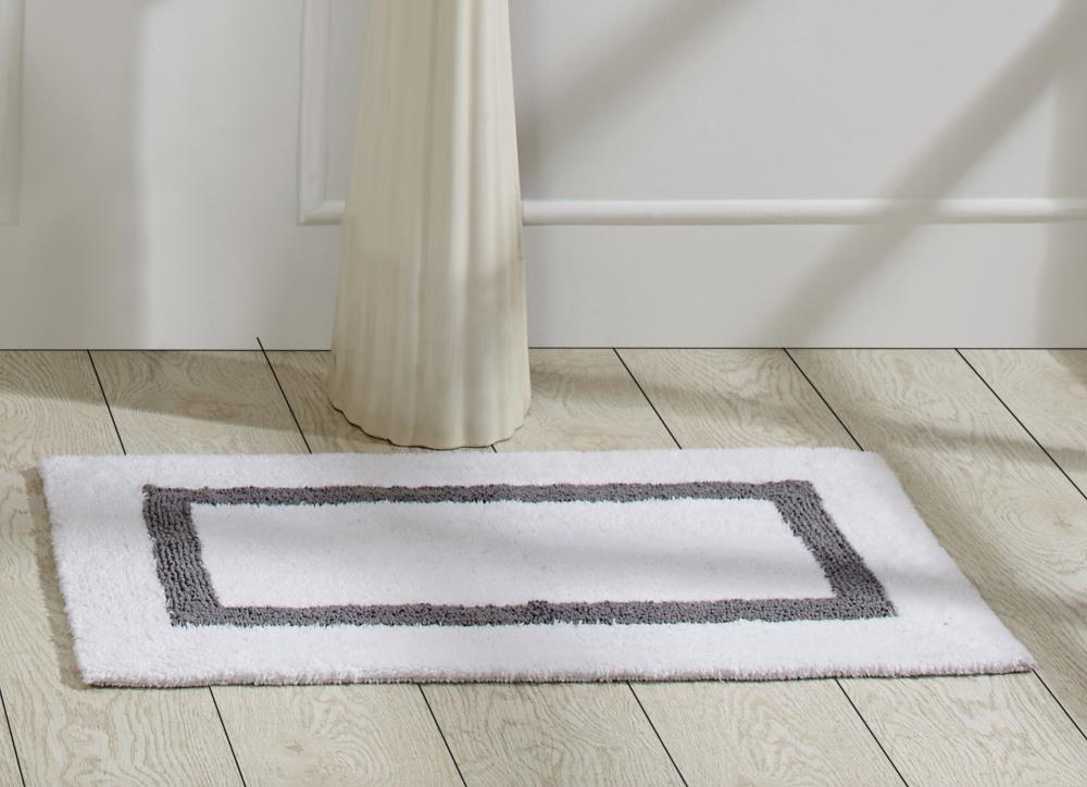 Trends Hotel Collection Bath Rug 34, Long White Rug For Bathroom