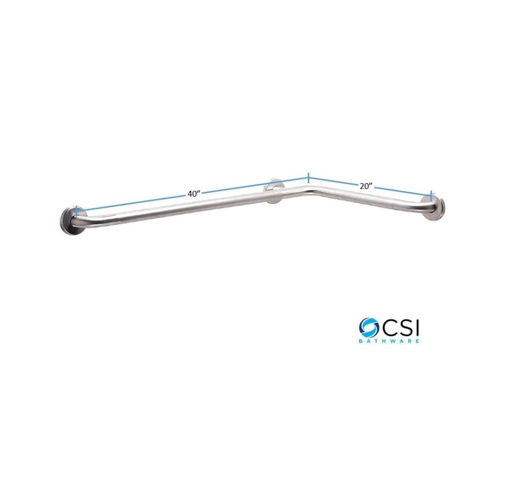 CSI Bathware BAR-HA2040-TW-125-PN Grab-Bars - View #3