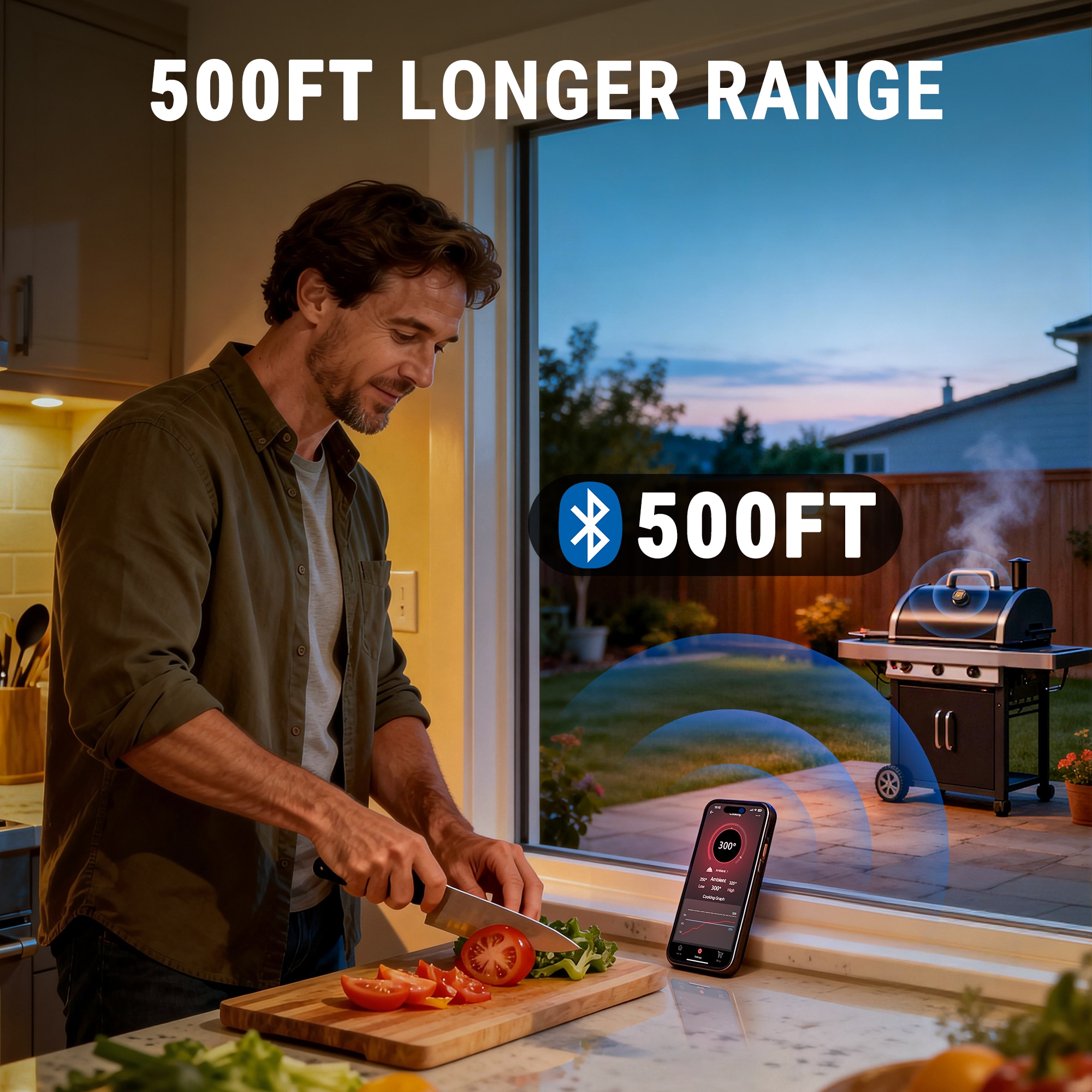 ThermoPro TP938W Grill-Temperature-Gauges - View #4