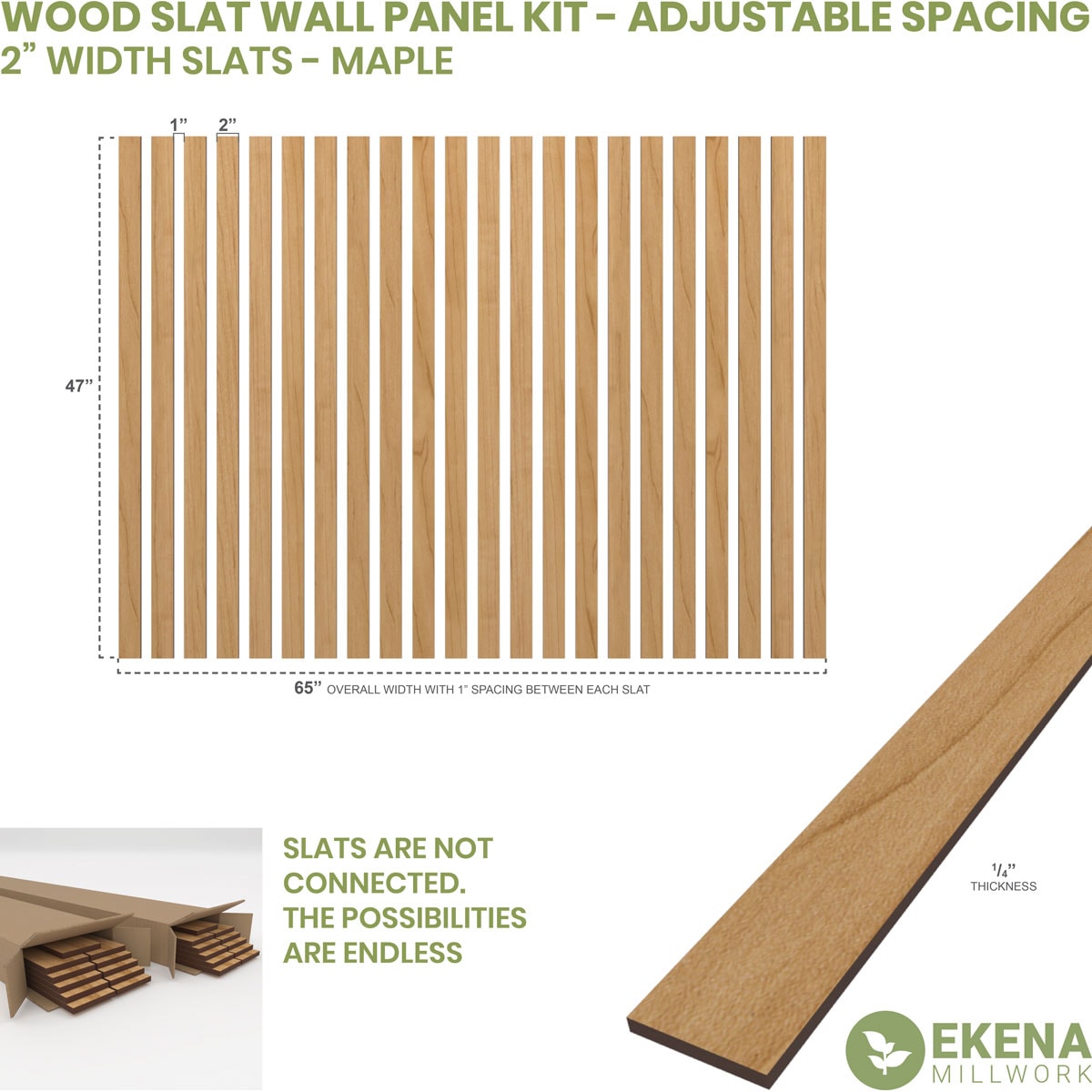 Ekena Millwork SWW66X48X0250MA Wall-Planks - View #2