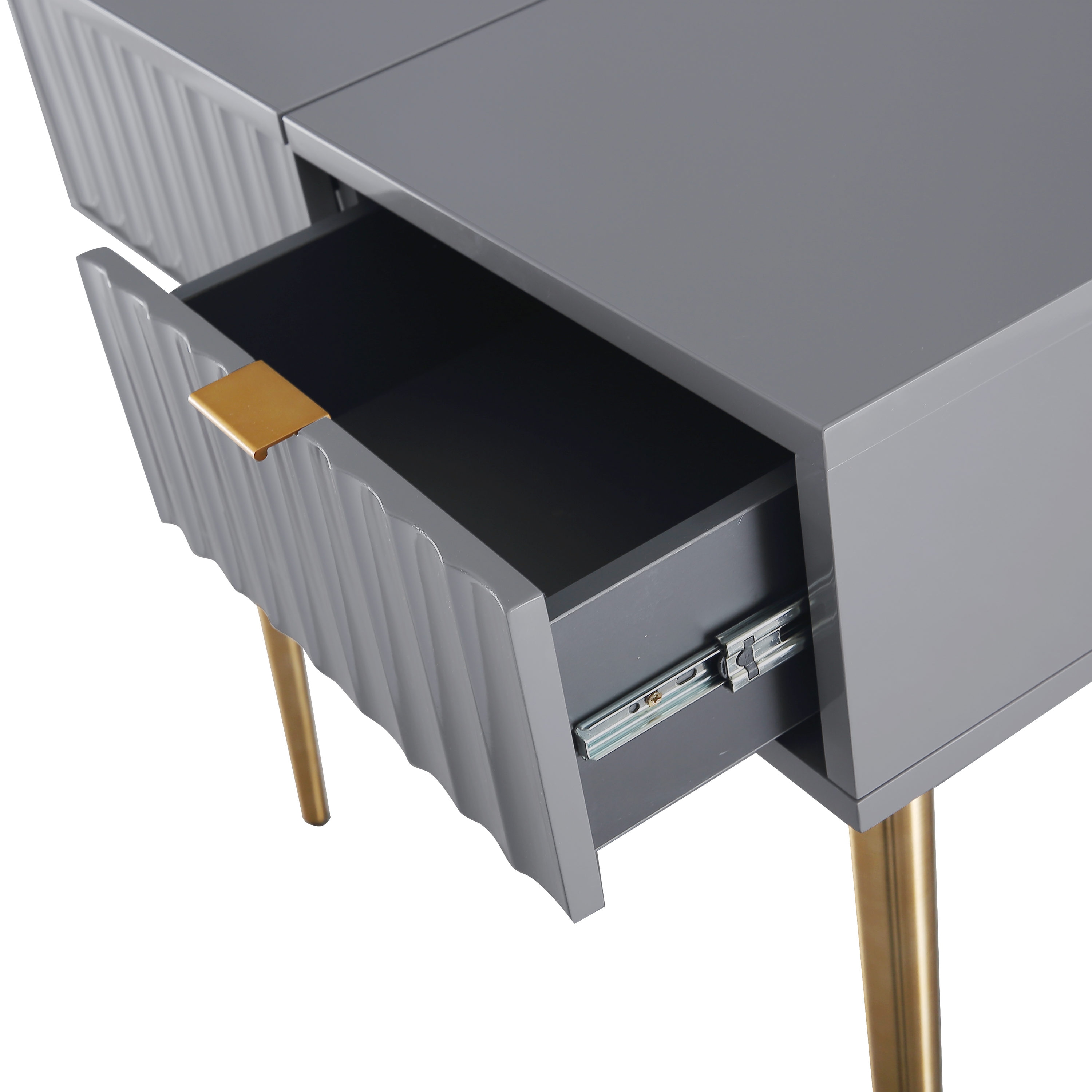 CASAINC WF-DRT-1472W-M-GY Bedroom-Vanities - View #2