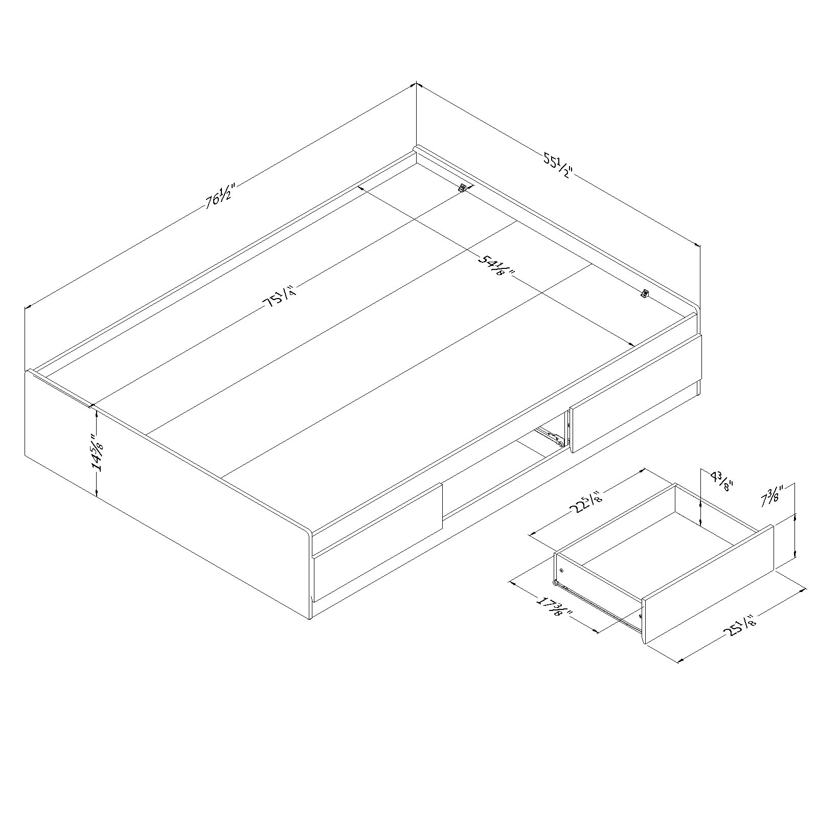 South Shore Furniture 3107211 beds - View #4
