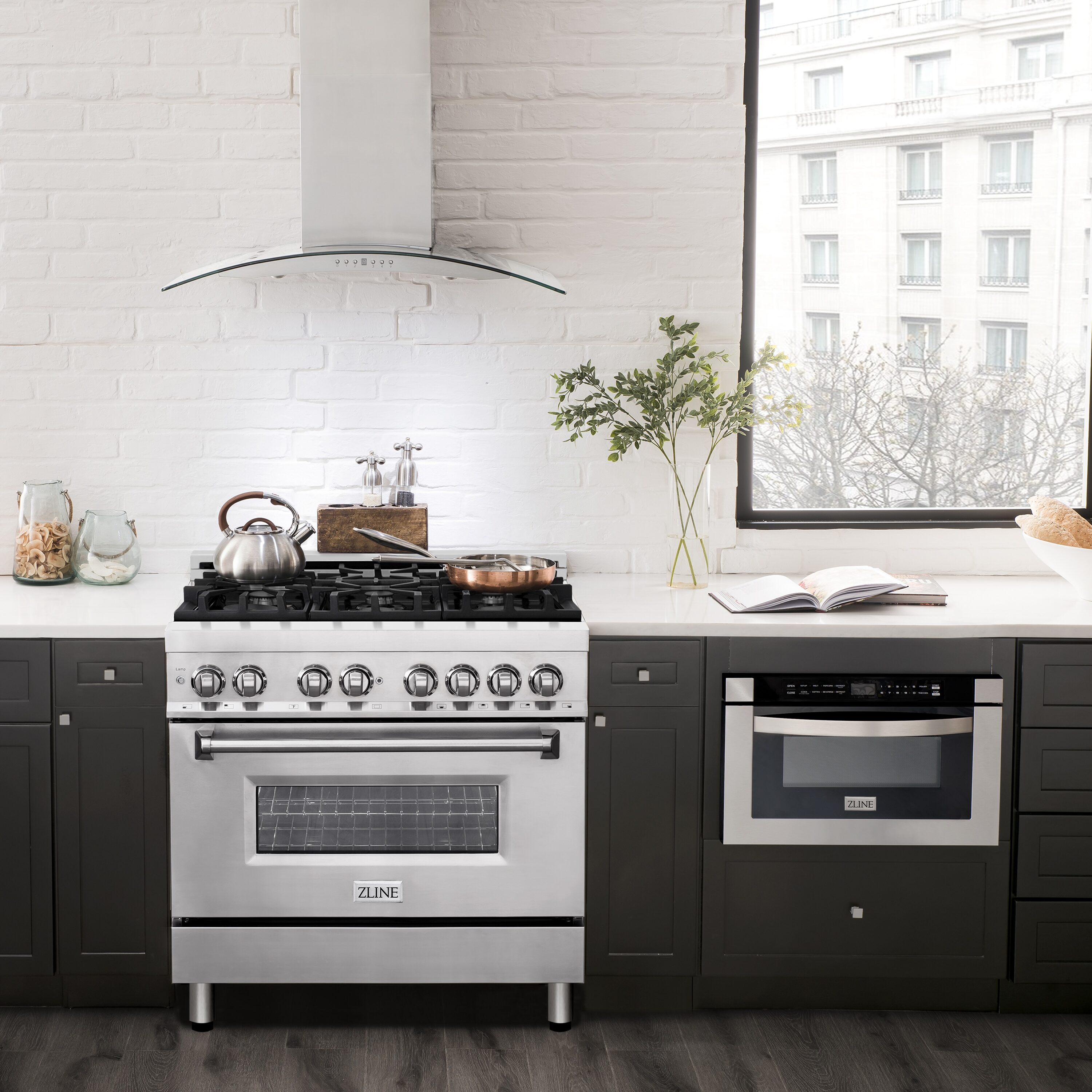 ZLINE KITCHEN & BATH RA36 Dual-Fuel-Ranges - View #13