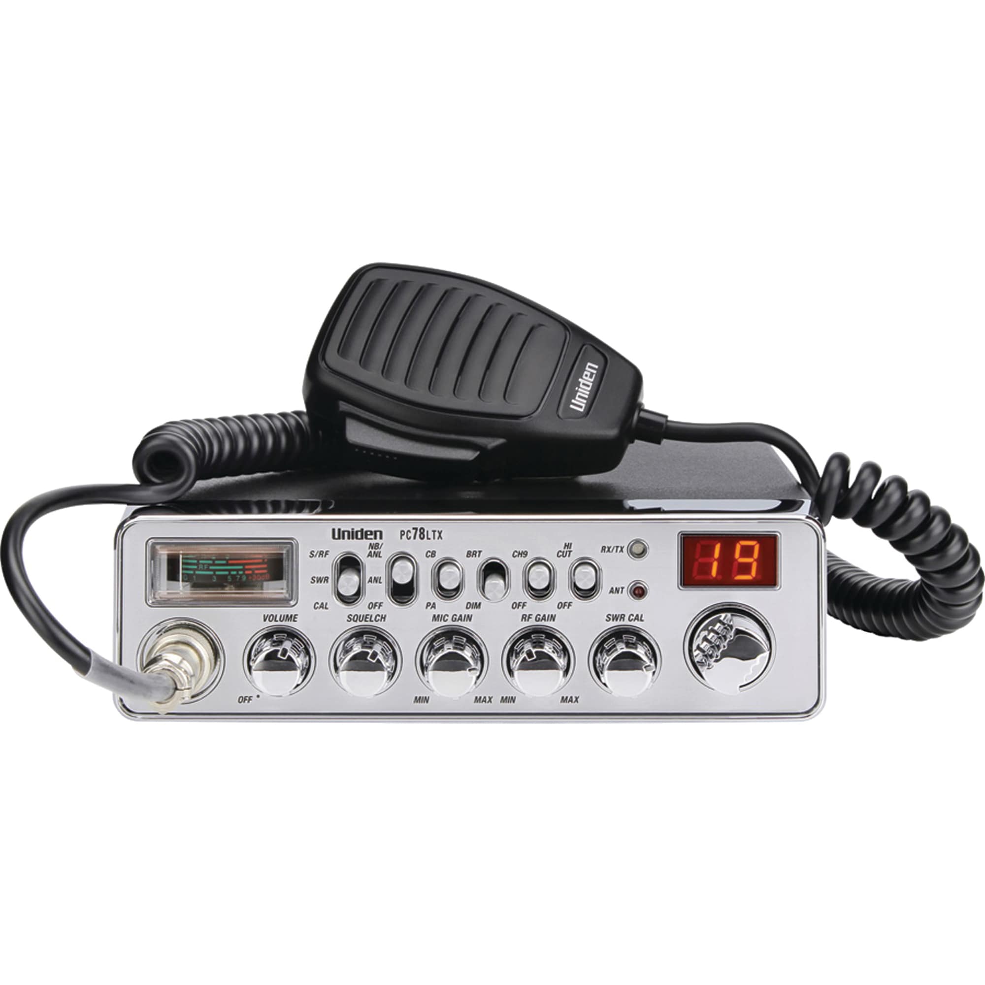 Uniden Uniden Bearcat 40-Channel CB Radio with SWR Meter, Chrome, PC78LTX UNNPC78LTX Sansujyuku sansujyuku.com