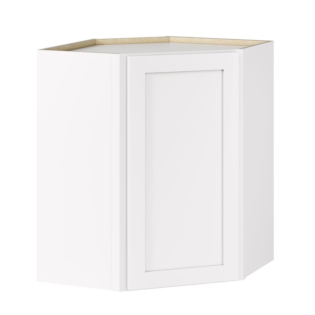 Whalen CLICK-IT LWSCLICK-30 Enfield 24-in W x 30-in H x 24-in D Classic White Birch Diagonal Diagonal Corner wall Ready to assemble Plywood Cabinet (Raised Panel Shaker)