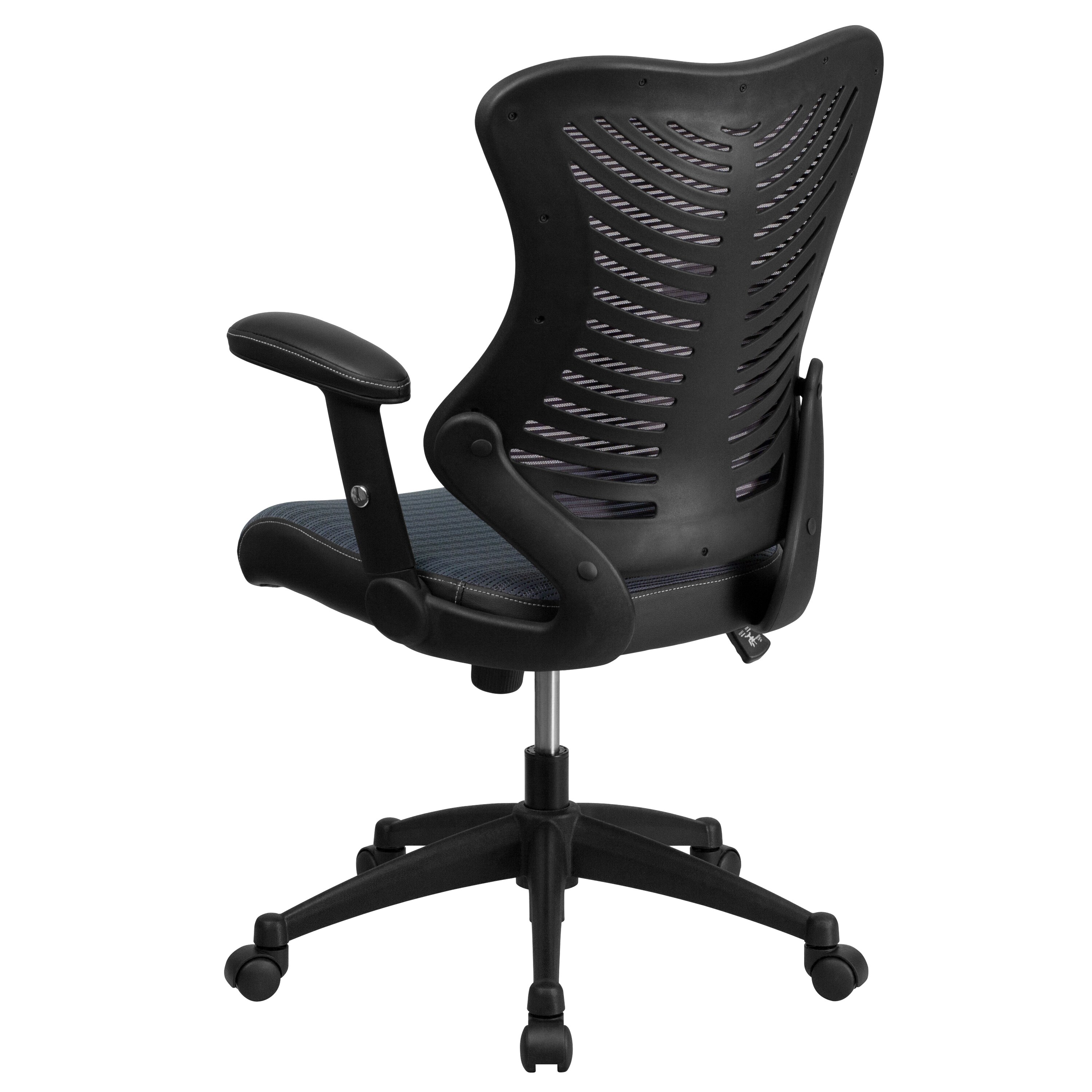 ErgoFlex High Back Executive Gray Mesh Swivel Chair with Lumbar Support