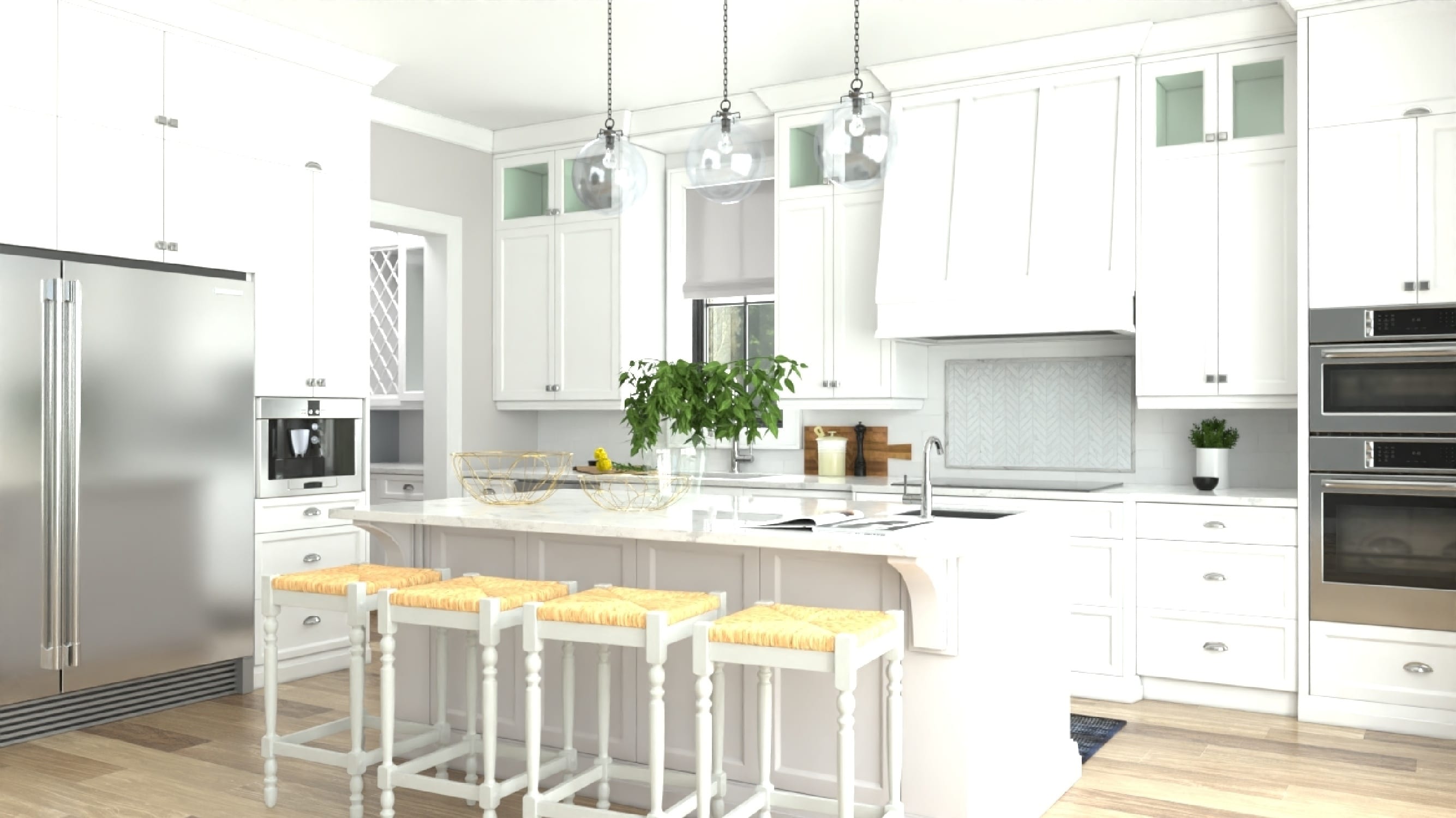 Carolina Cottage 2663-RTA-MW stools - View #13
