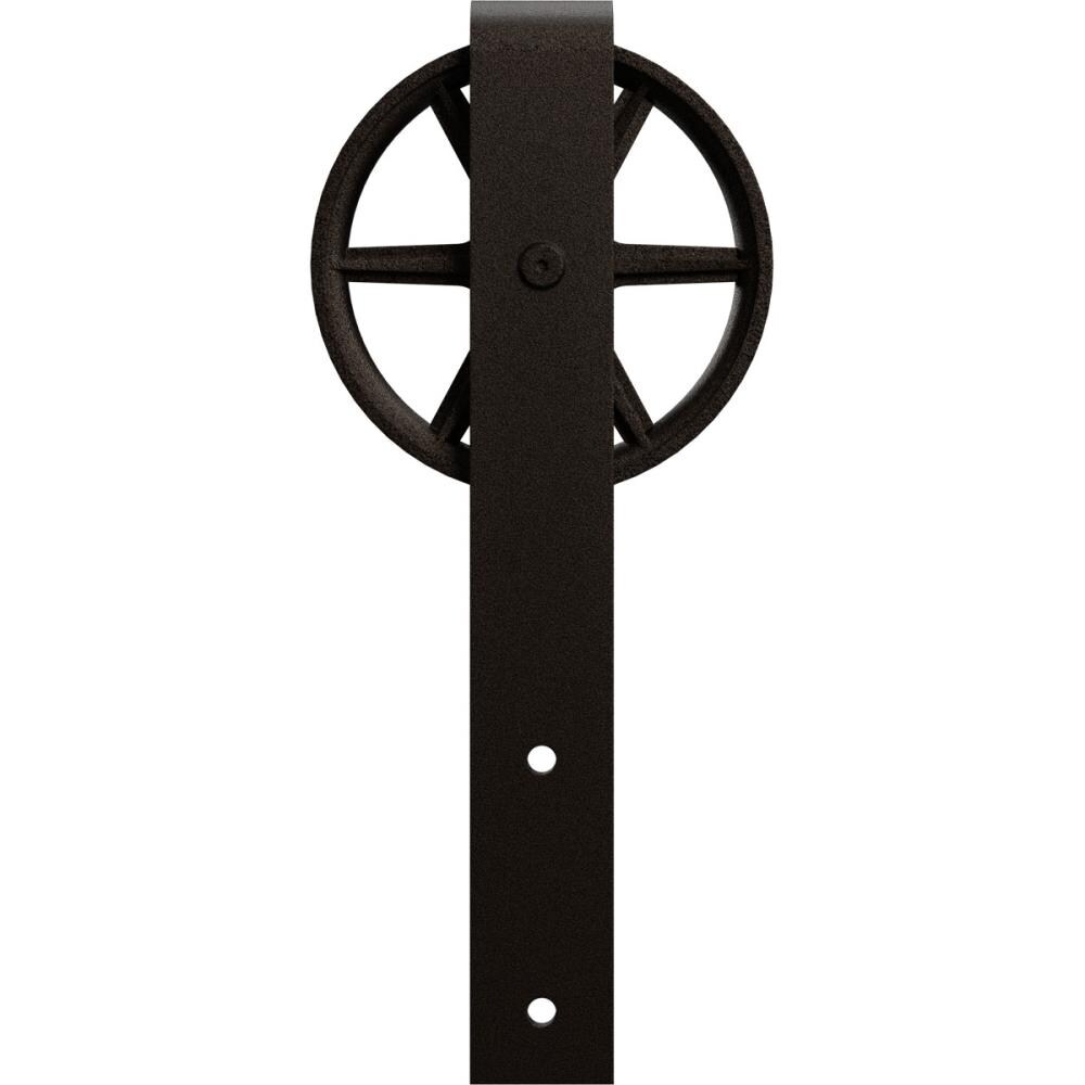 Goldberg Brothers GB60015RWAB Arch Bronze Indoor Wagon wheel Single Double Barn door hanger