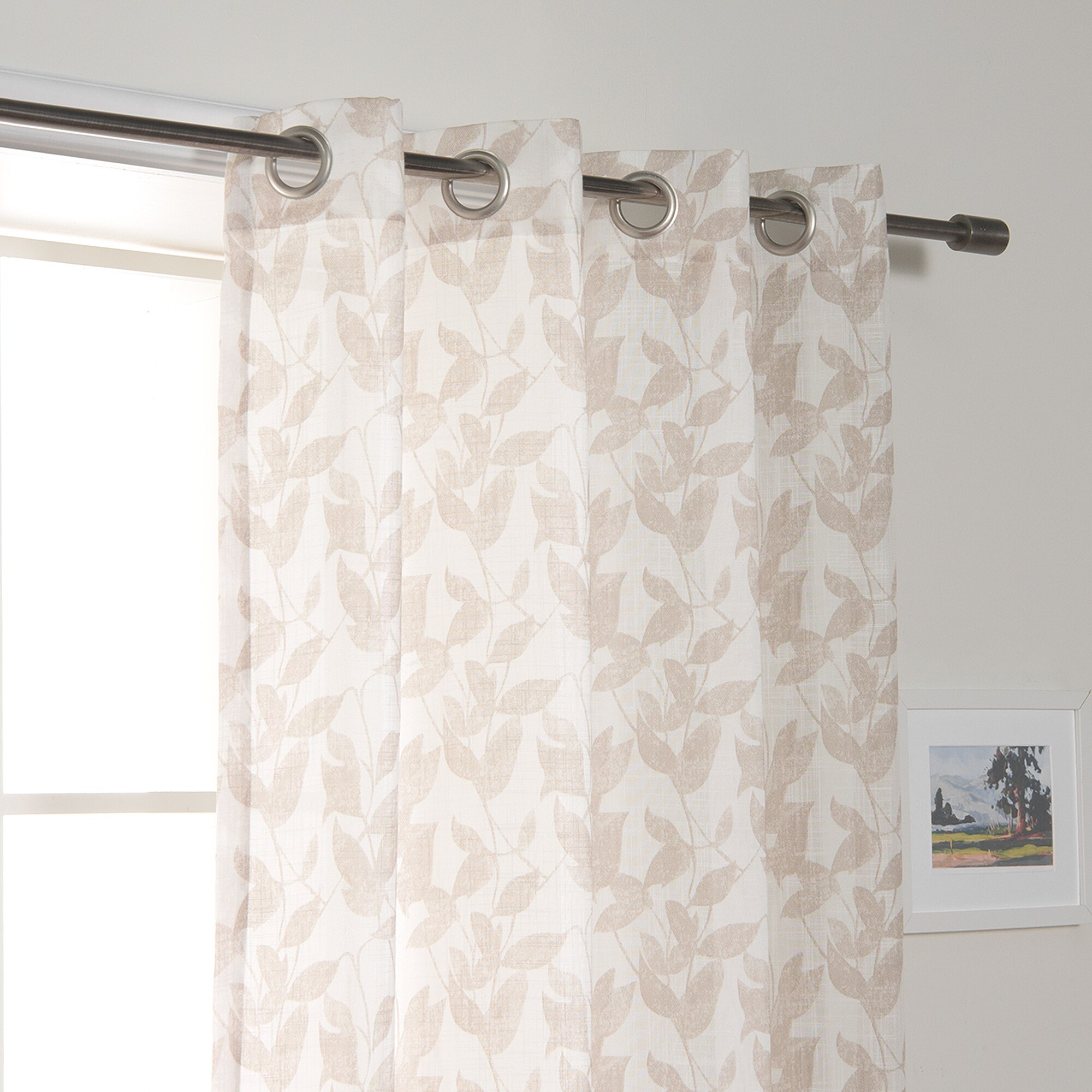 Best Home Fashion JC-GROM-LEAF-84-LIN curtains - View #4