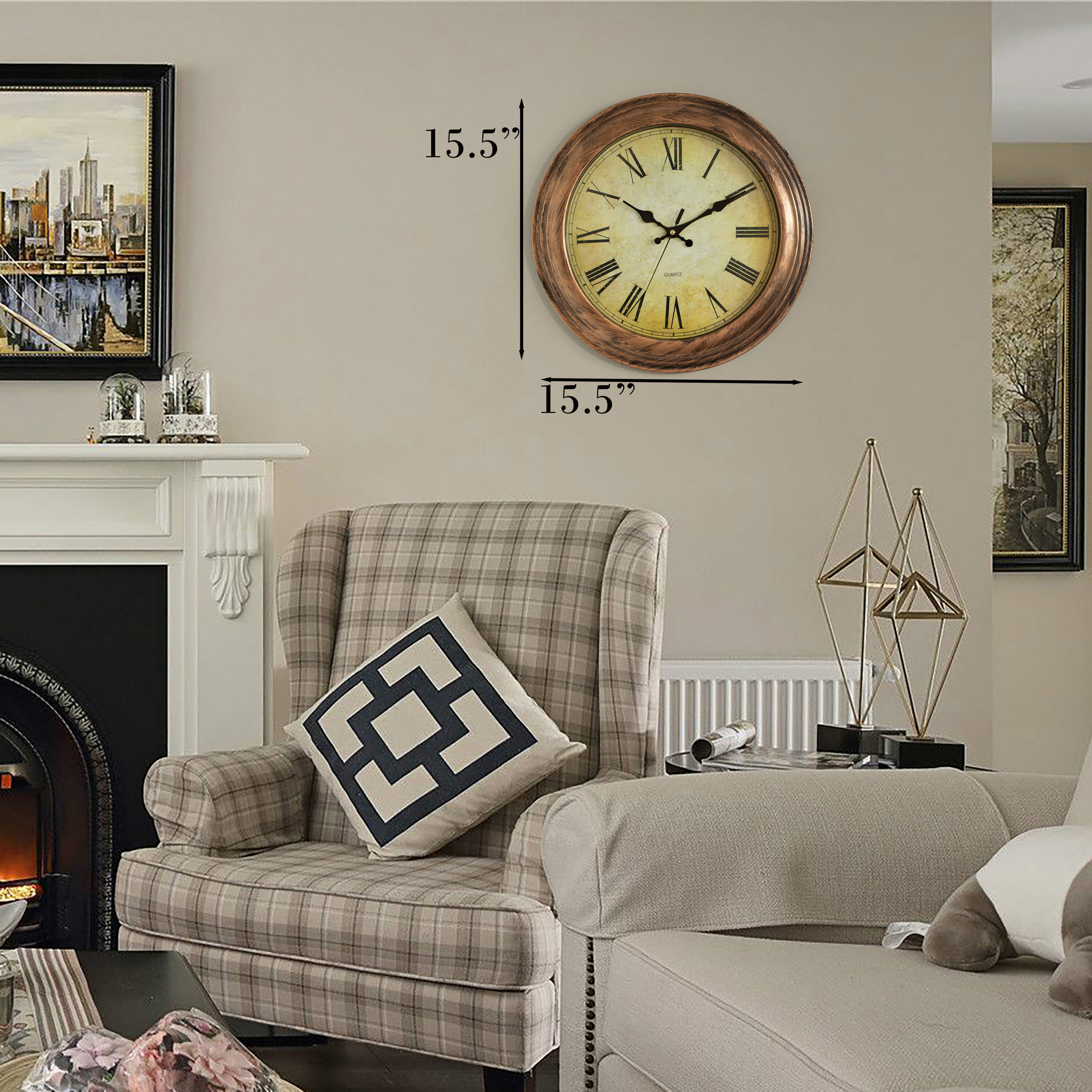 Clockswise QI004512.2 Indoor-Outdoor-Clocks - View #2