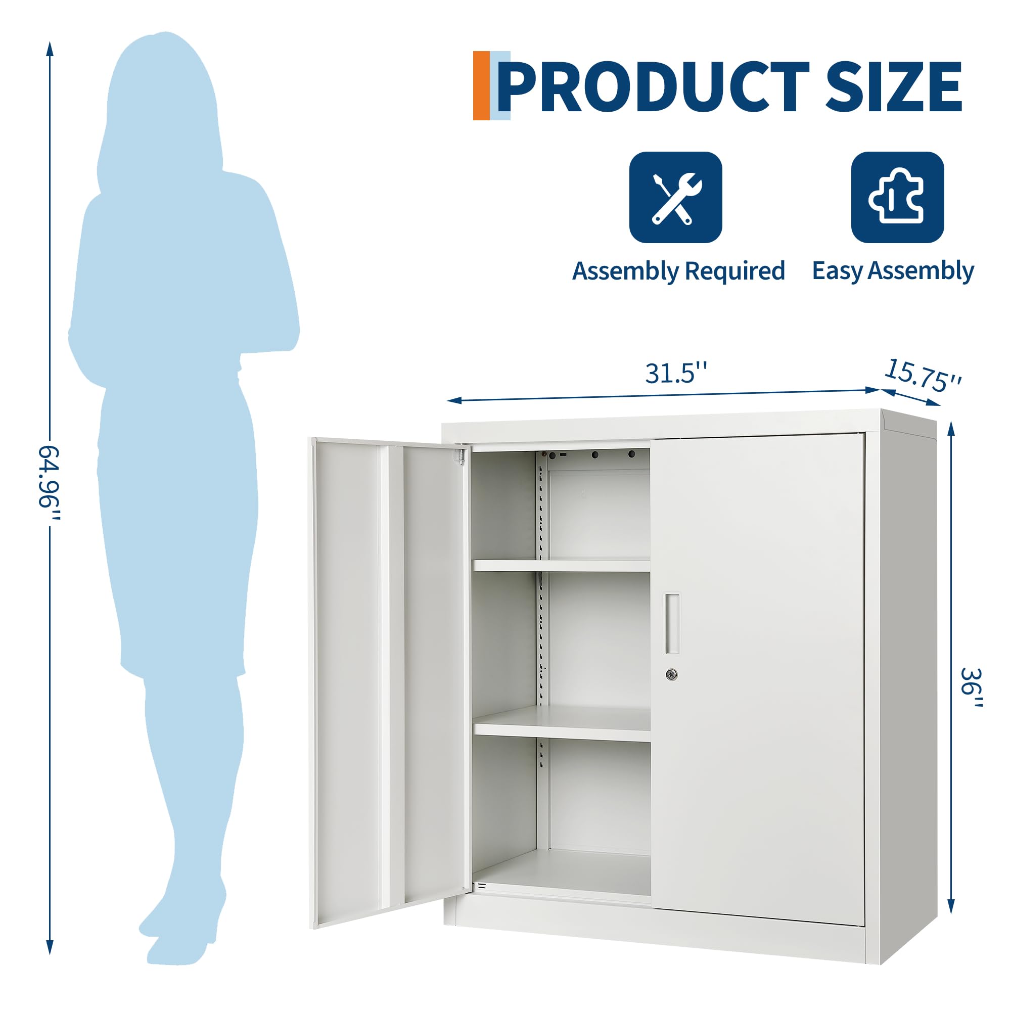 Garvee LYU01PHK-393WKH48 Garage-Cabinets - View #3