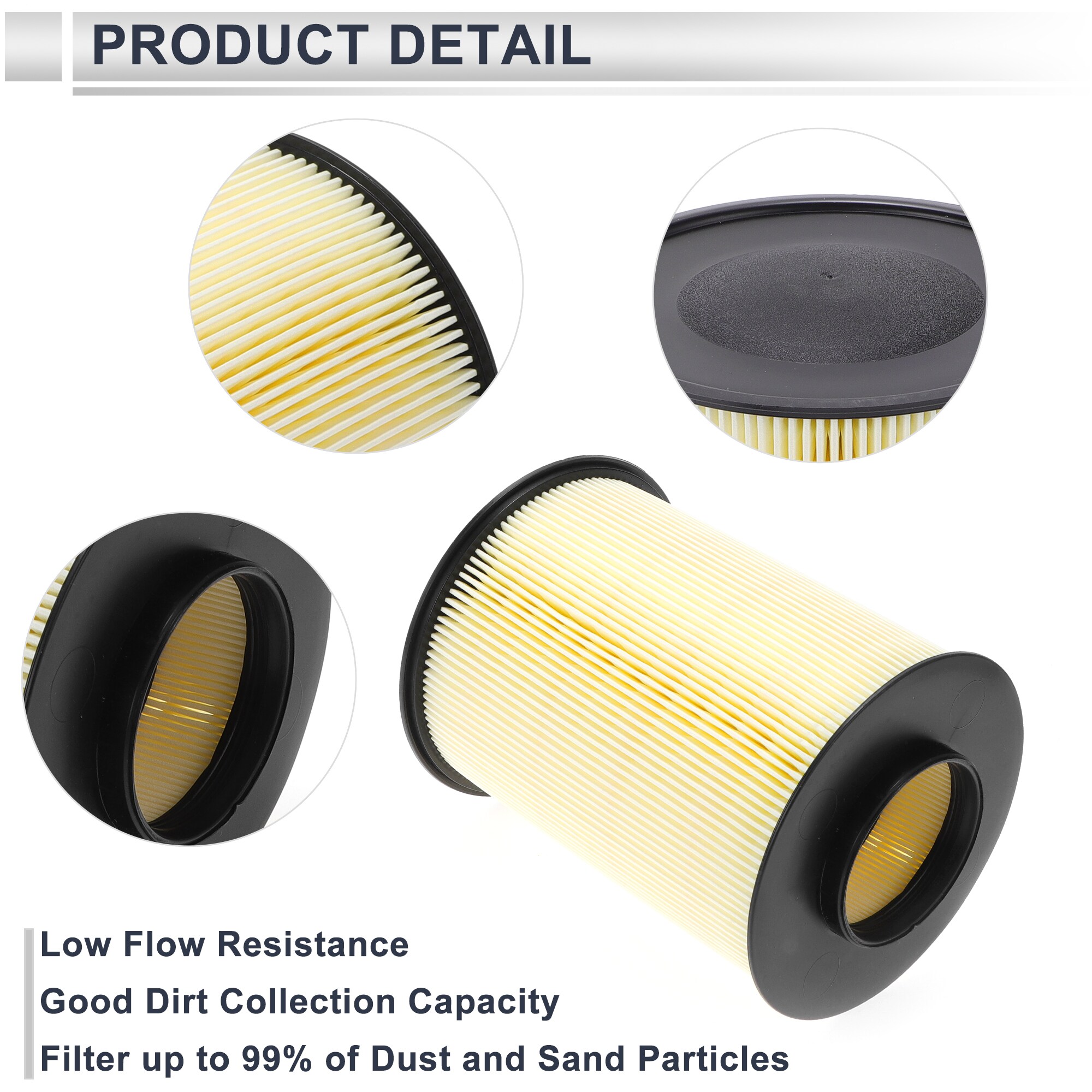 Unique Bargains S25121001UX8552 Air-Filters - View #5