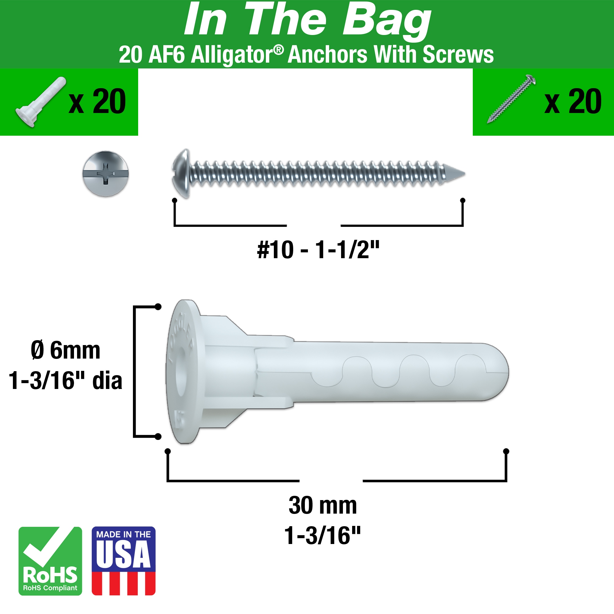 TOGGLER 50475 Drywall-Anchors - View #2