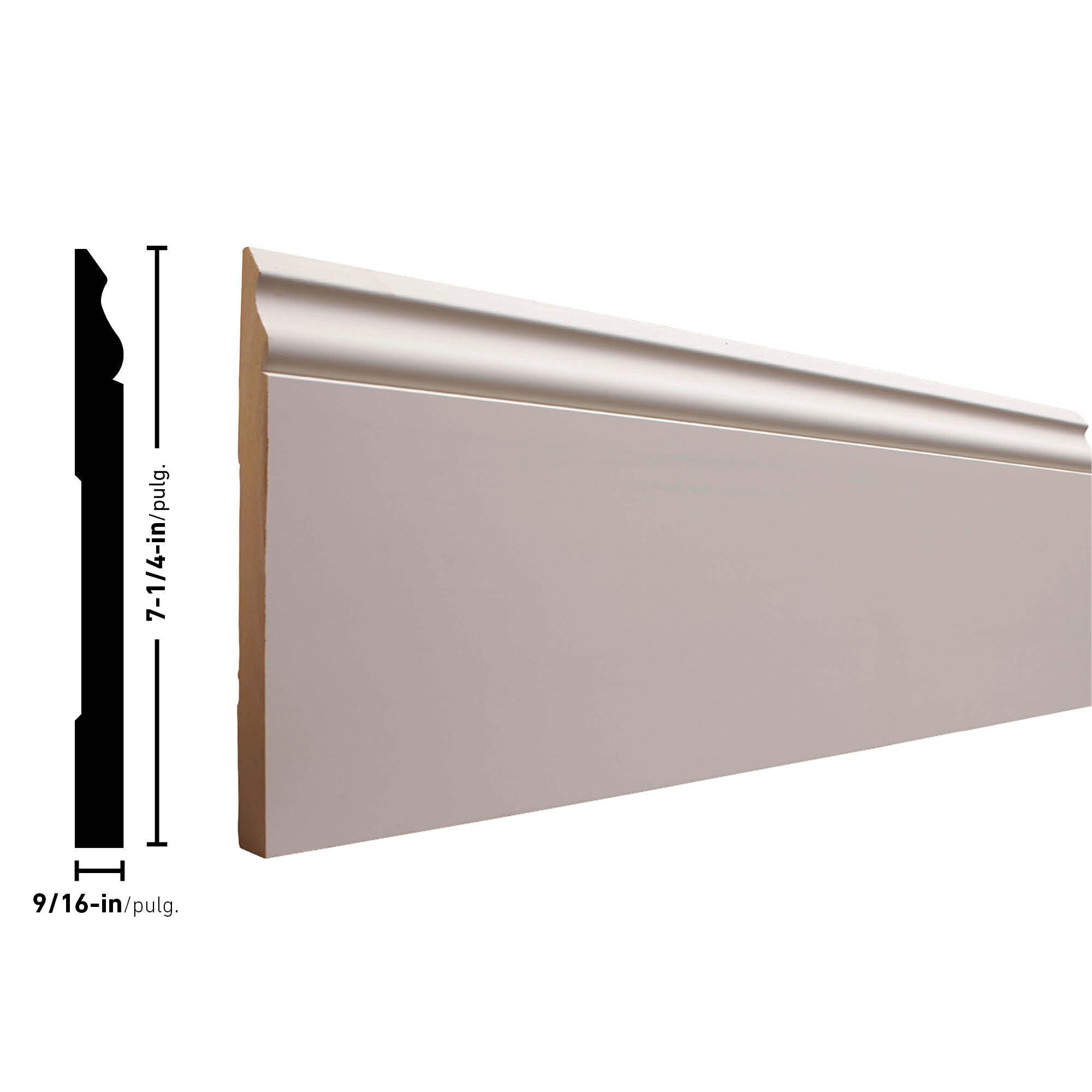 RELIABILT 7163 8FBDPM Baseboard-Moulding - View #3
