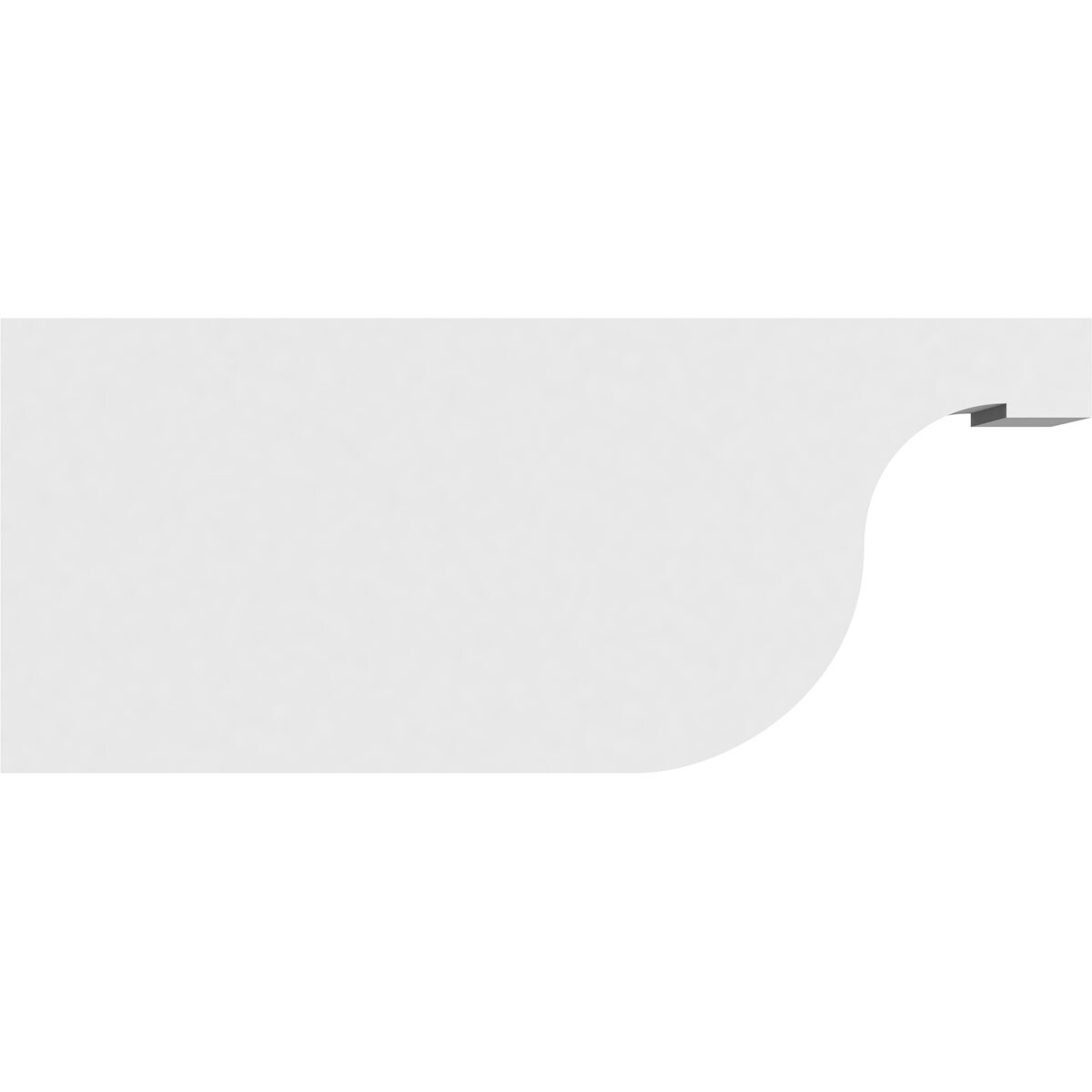 Ekena Millwork RFTP06X10X24DEL Exterior-Brackets-Braces - View #3