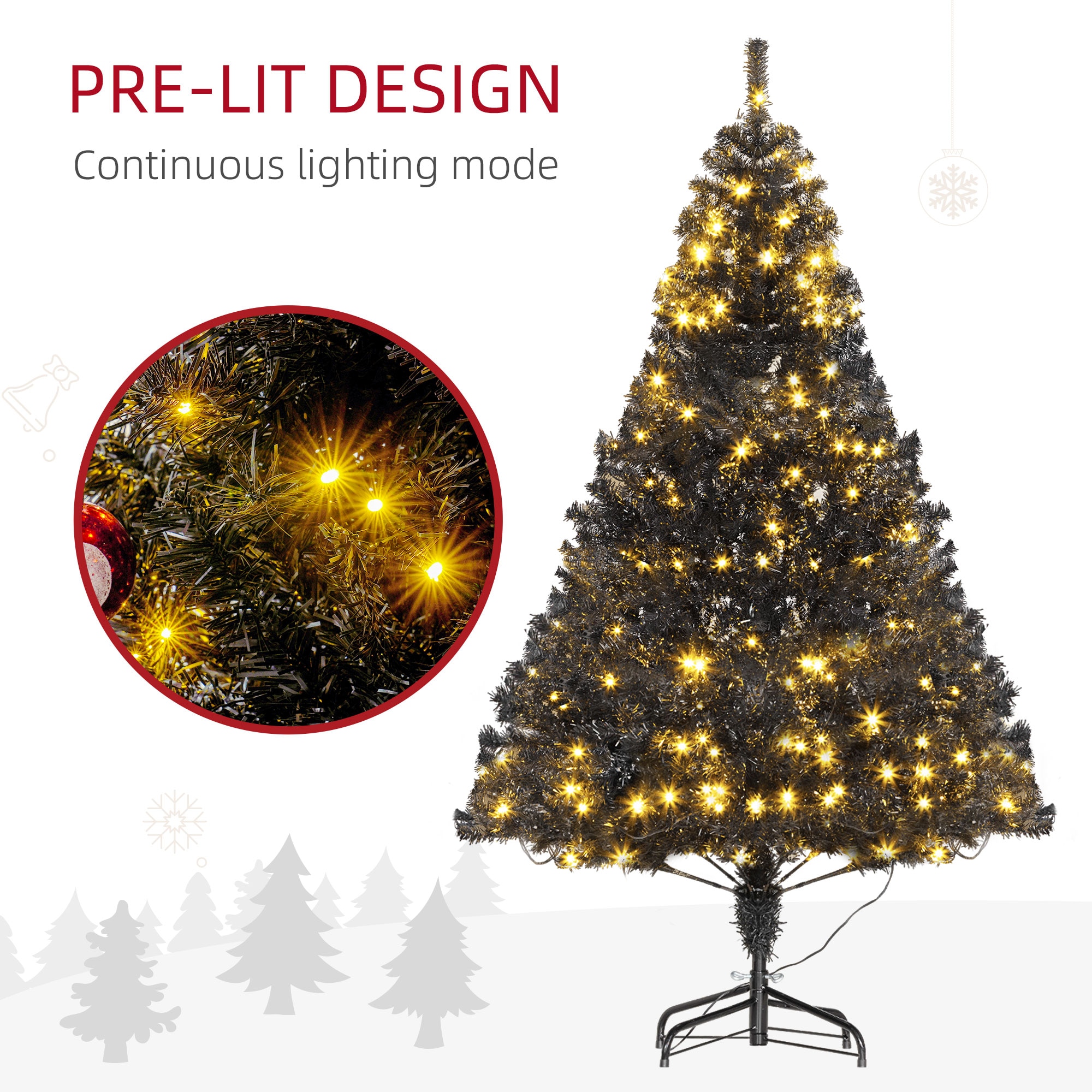 LOVMOR SF-M-W2225P249687 Artificial-Christmas-Trees - View #4