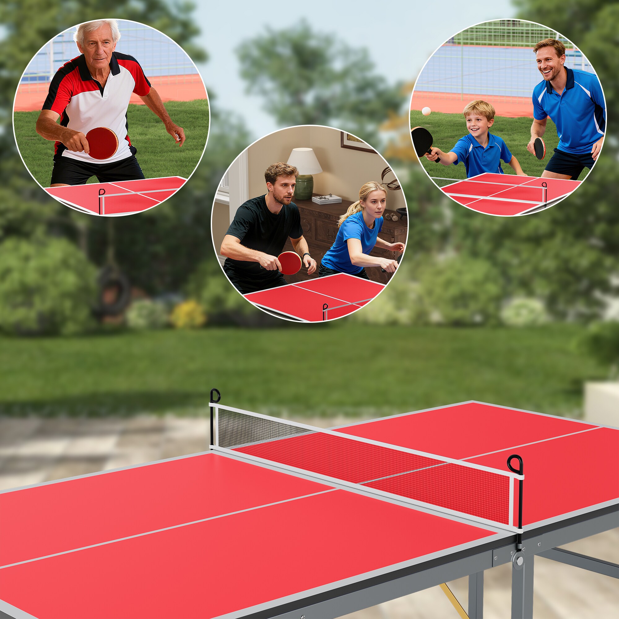 Garvee 72QPG2CI4865 Ping-Pong-Table - View #7