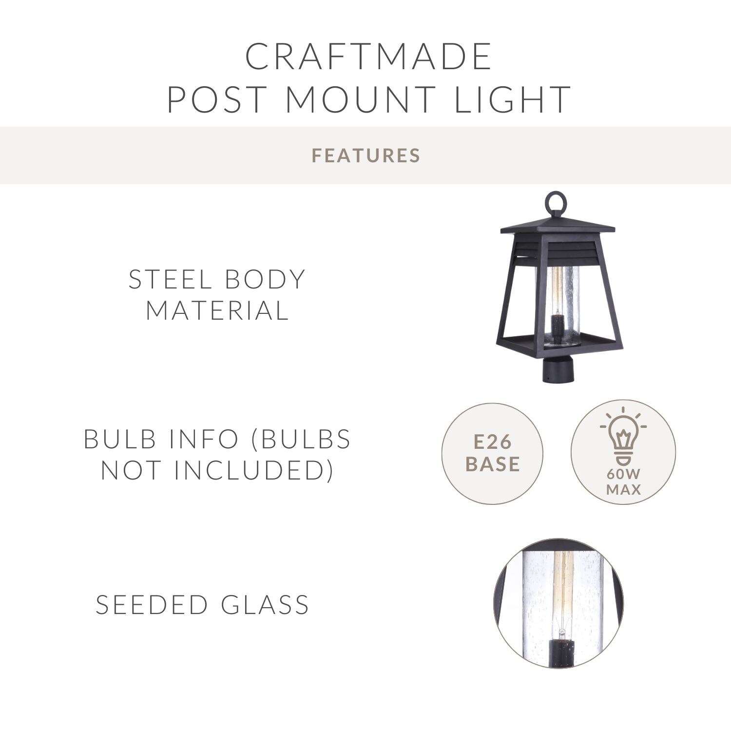 Craftmade ZA2725-TB Post-Lights - View #4