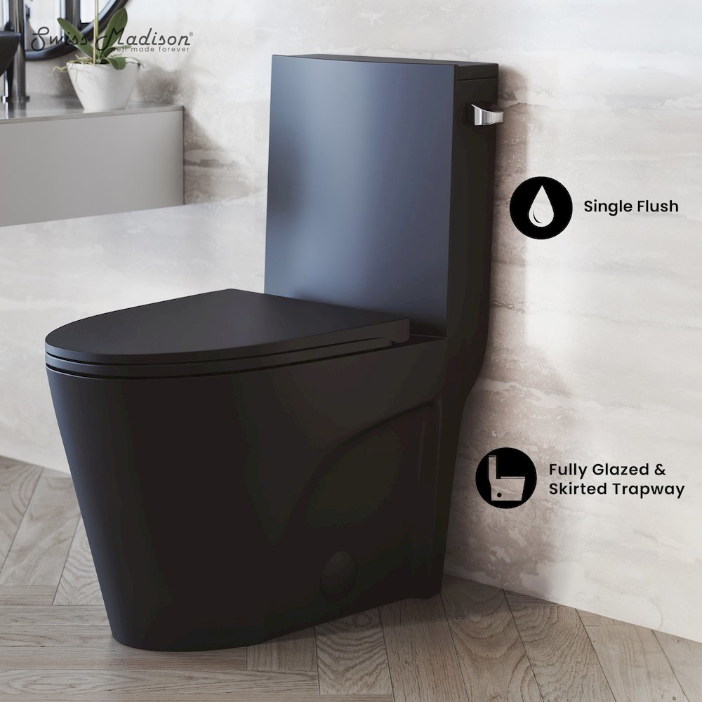 Swiss Madison SM-5-1T0809MB toilets - View #2