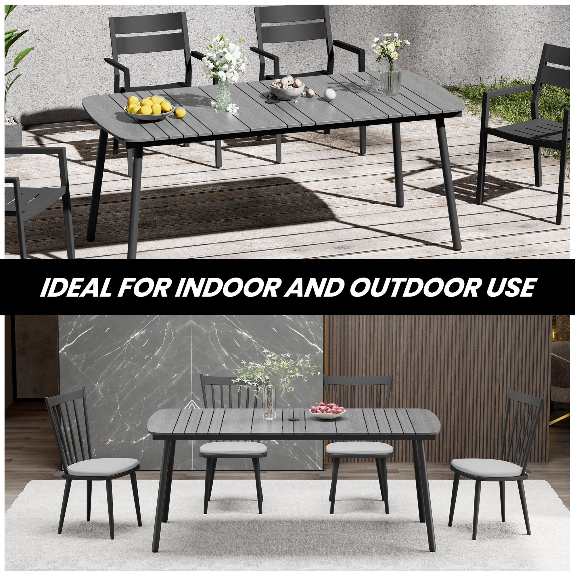 Crestlive Products CL-TB059GRY180 Patio-Tables - View #9