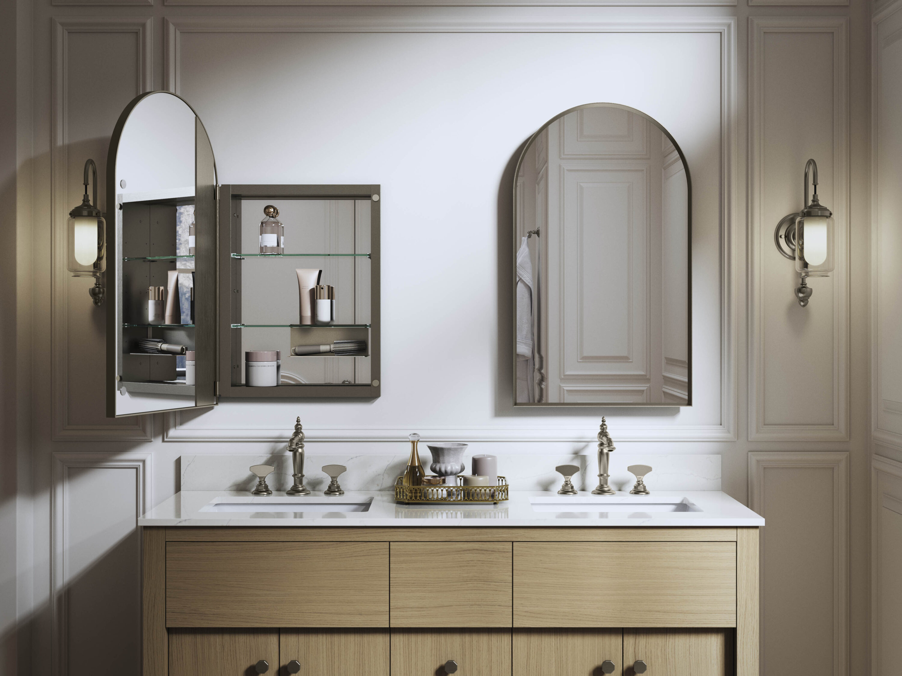 KOHLER 36540-BNL Bathroom-Medicine-Cabinets - View #4