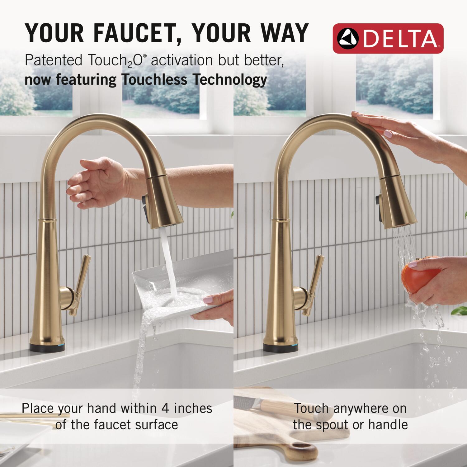 Delta 9182TL-CZ-PR-DST Kitchen-Faucets - View #3