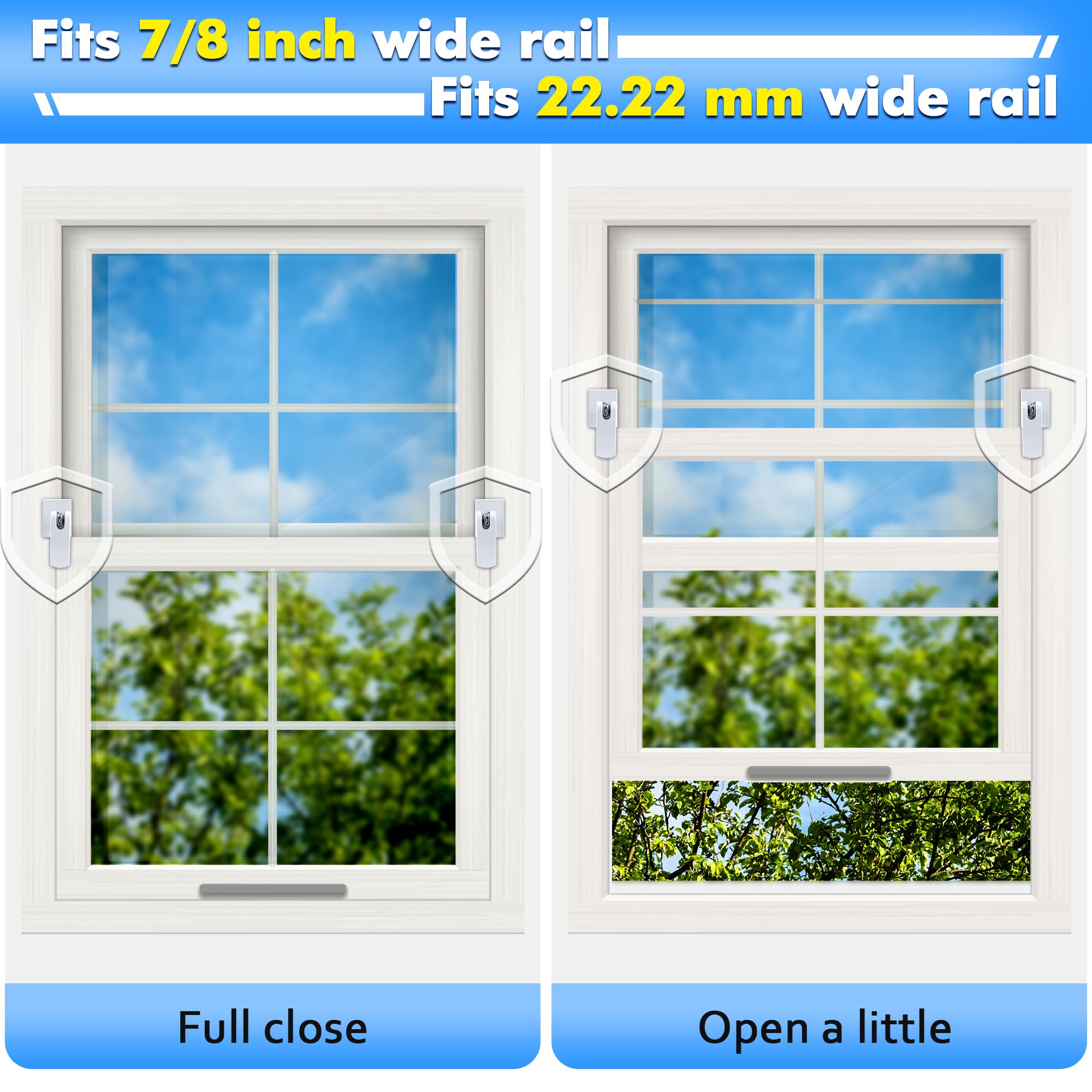 Aoibox LAB2V1B1 Horizontal-Sliding-Window-Sash-Locks - View #5