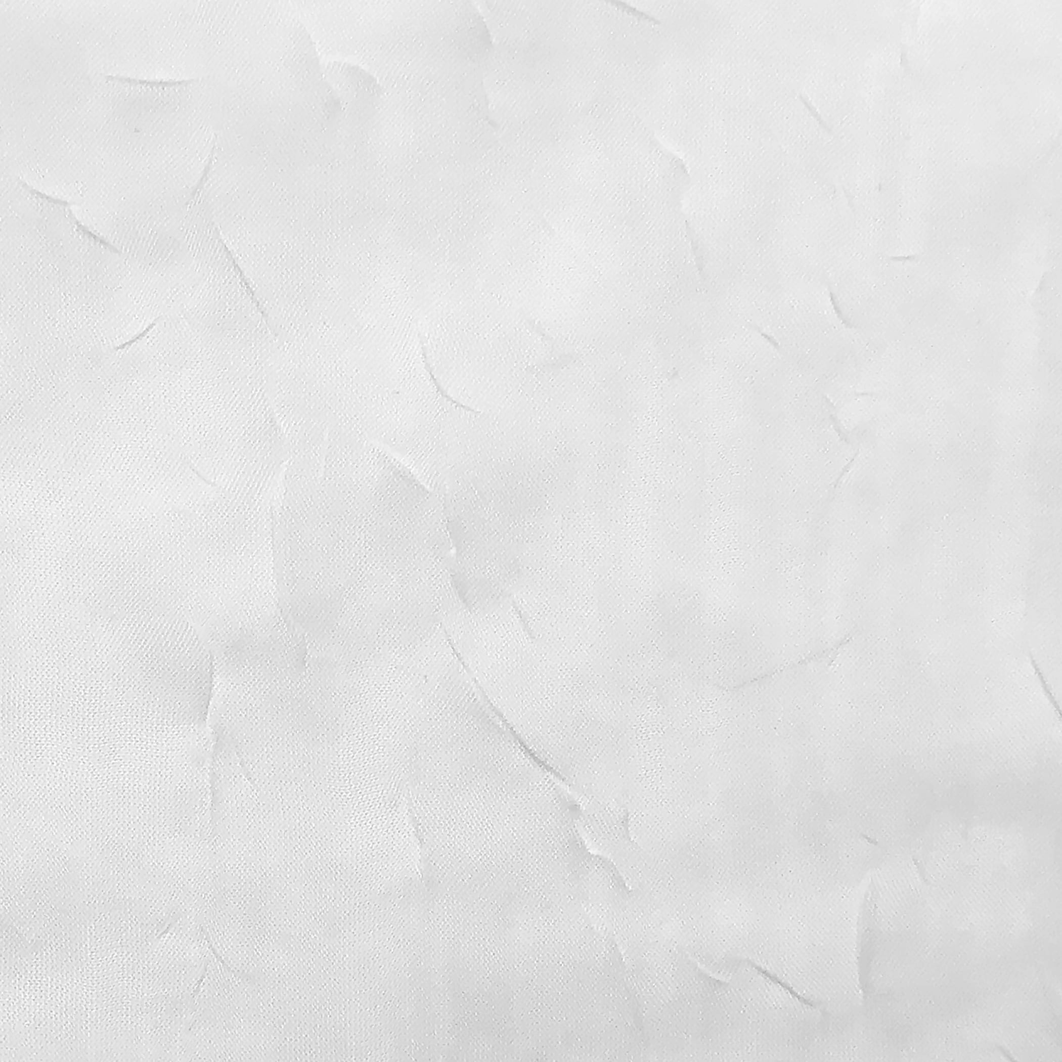 White Sheer Polyester Grommet Curtain Panel 51" x 84"