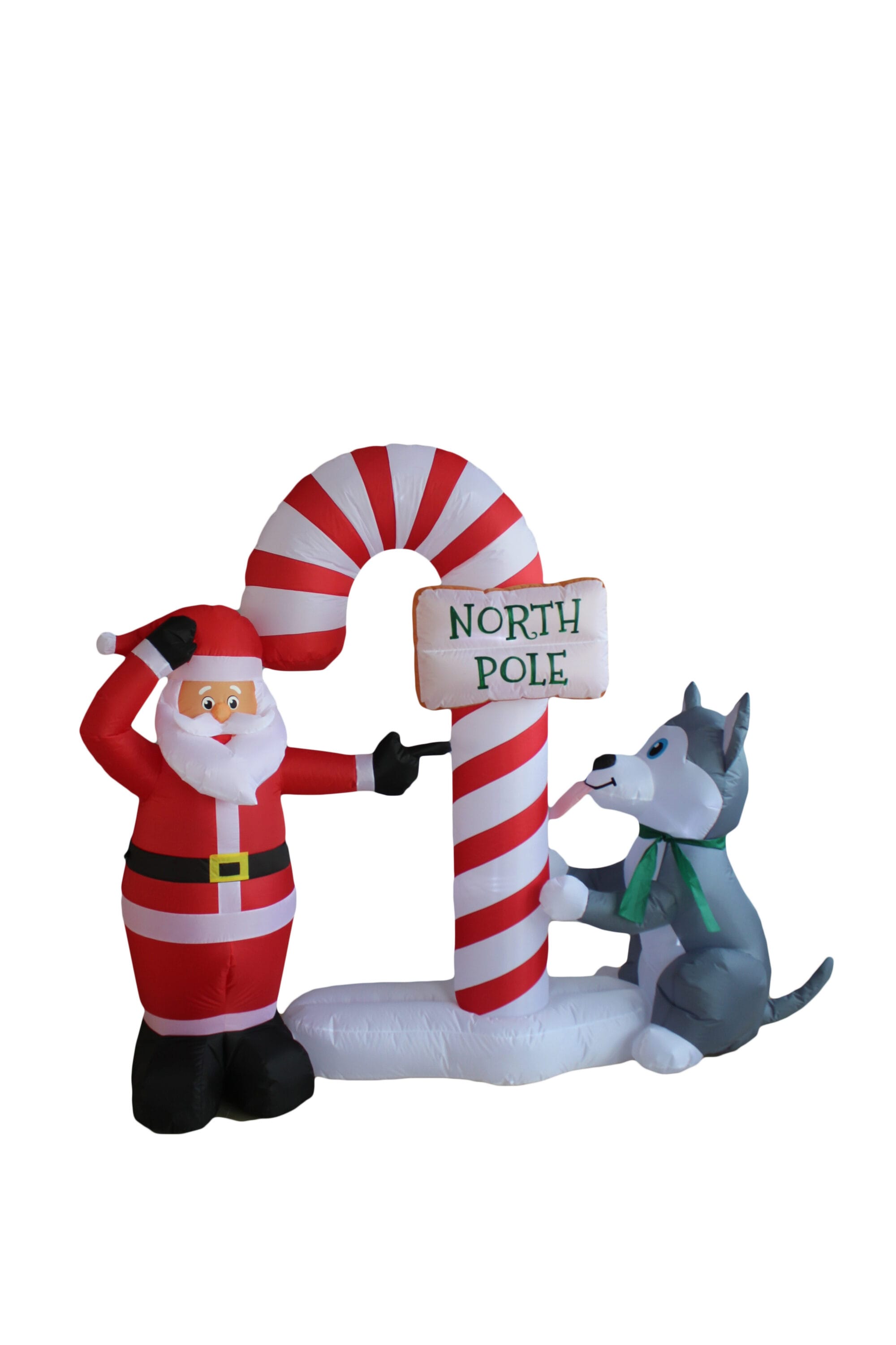 A Holiday Company HC-79315 6-Feet Lighted Dog Christmas Inflatable Archway