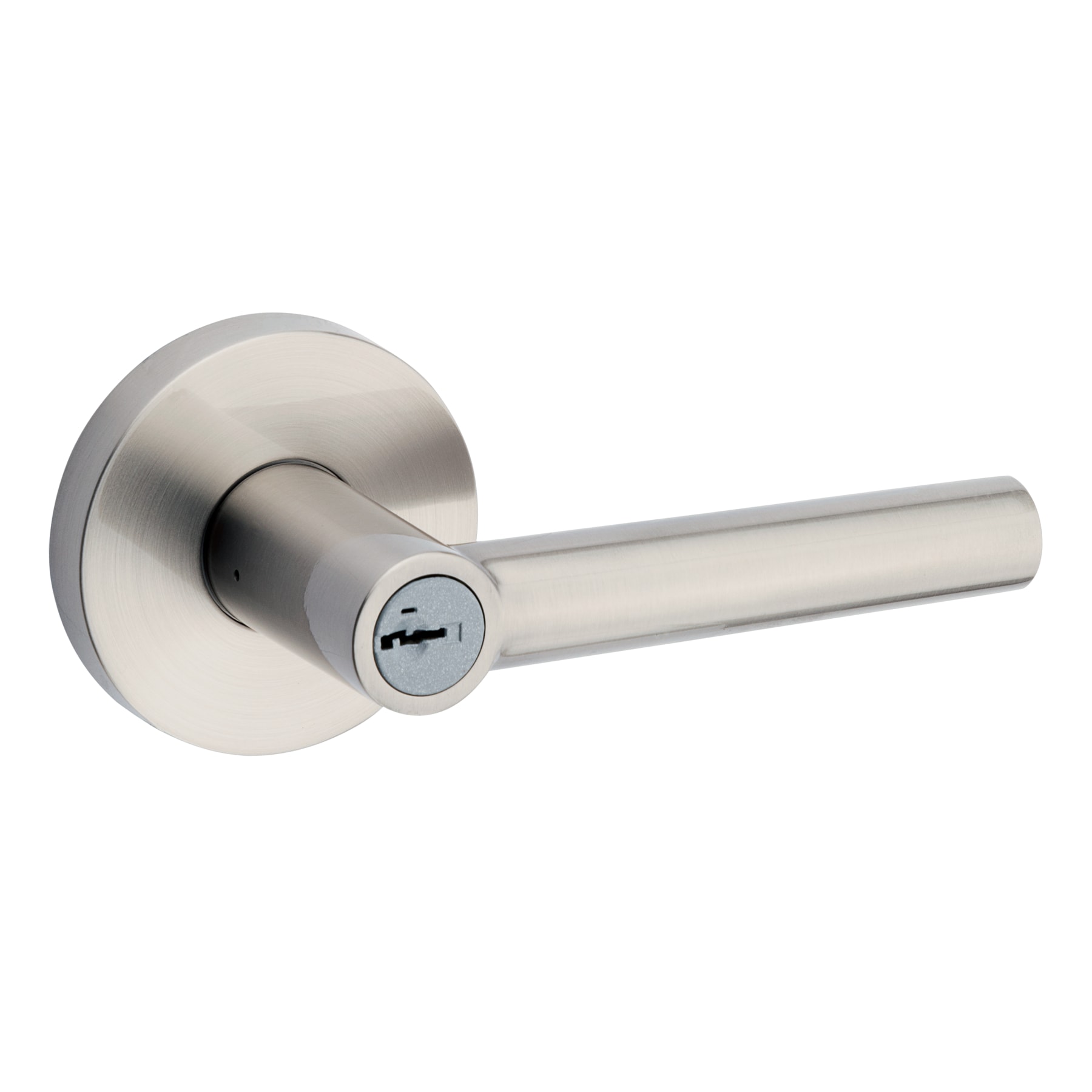 Kwikset Signatures Milan Satin Nickel Smartkey Universal Keyed Entry in ...