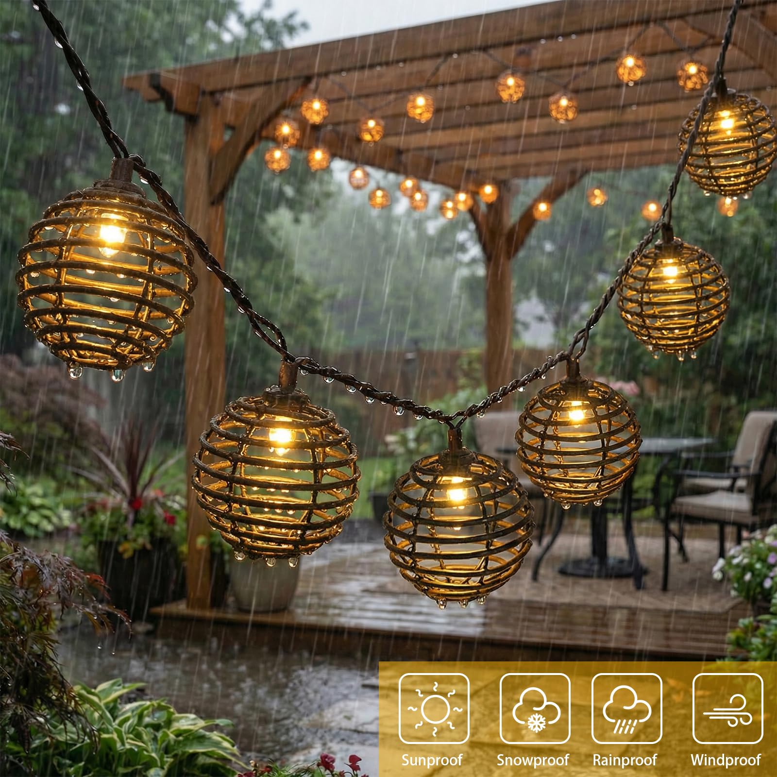 Oyezvary LOZ0628O004 Patio-String-Lights - View #4