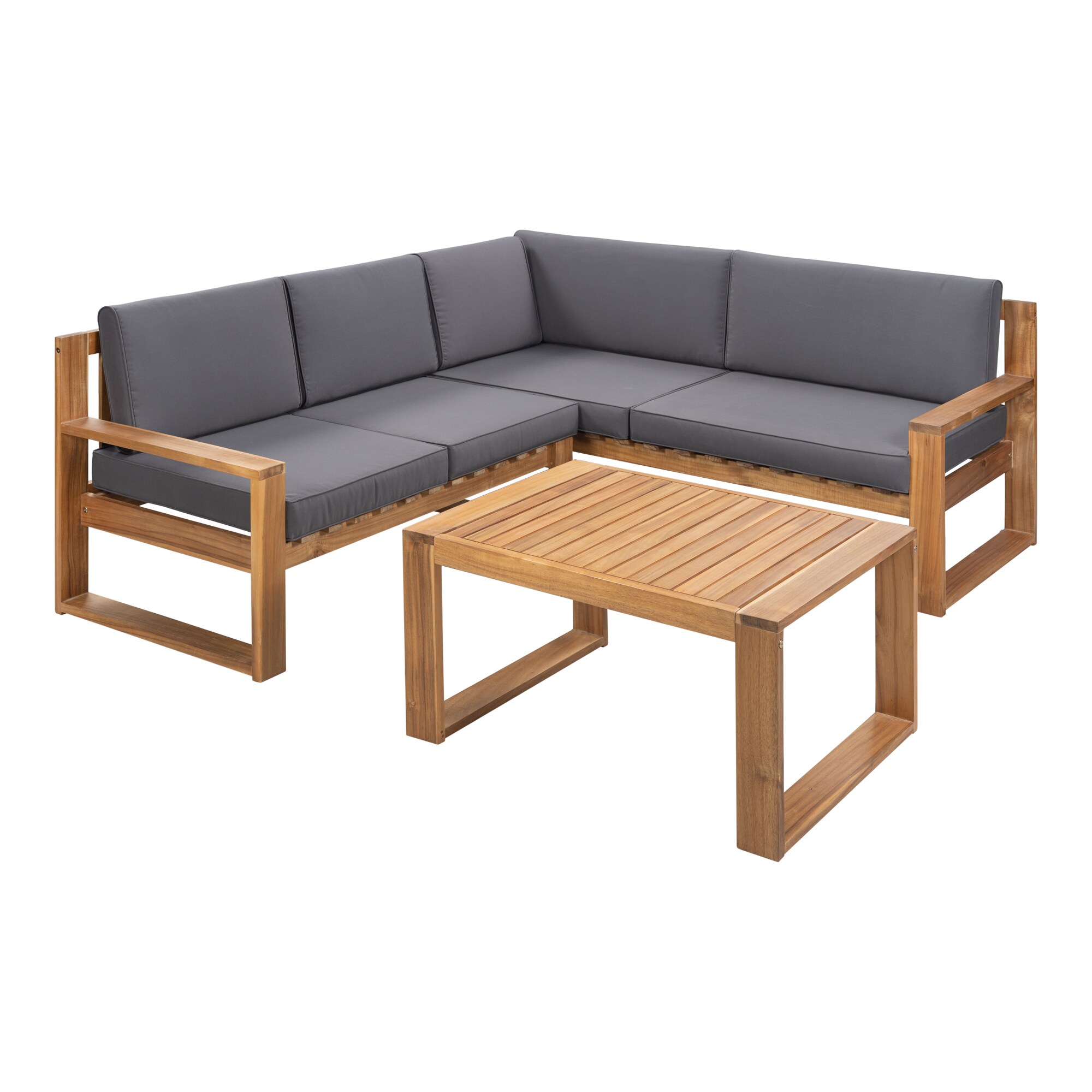 Pine Patio Sectionals Sofas At Lowes Com