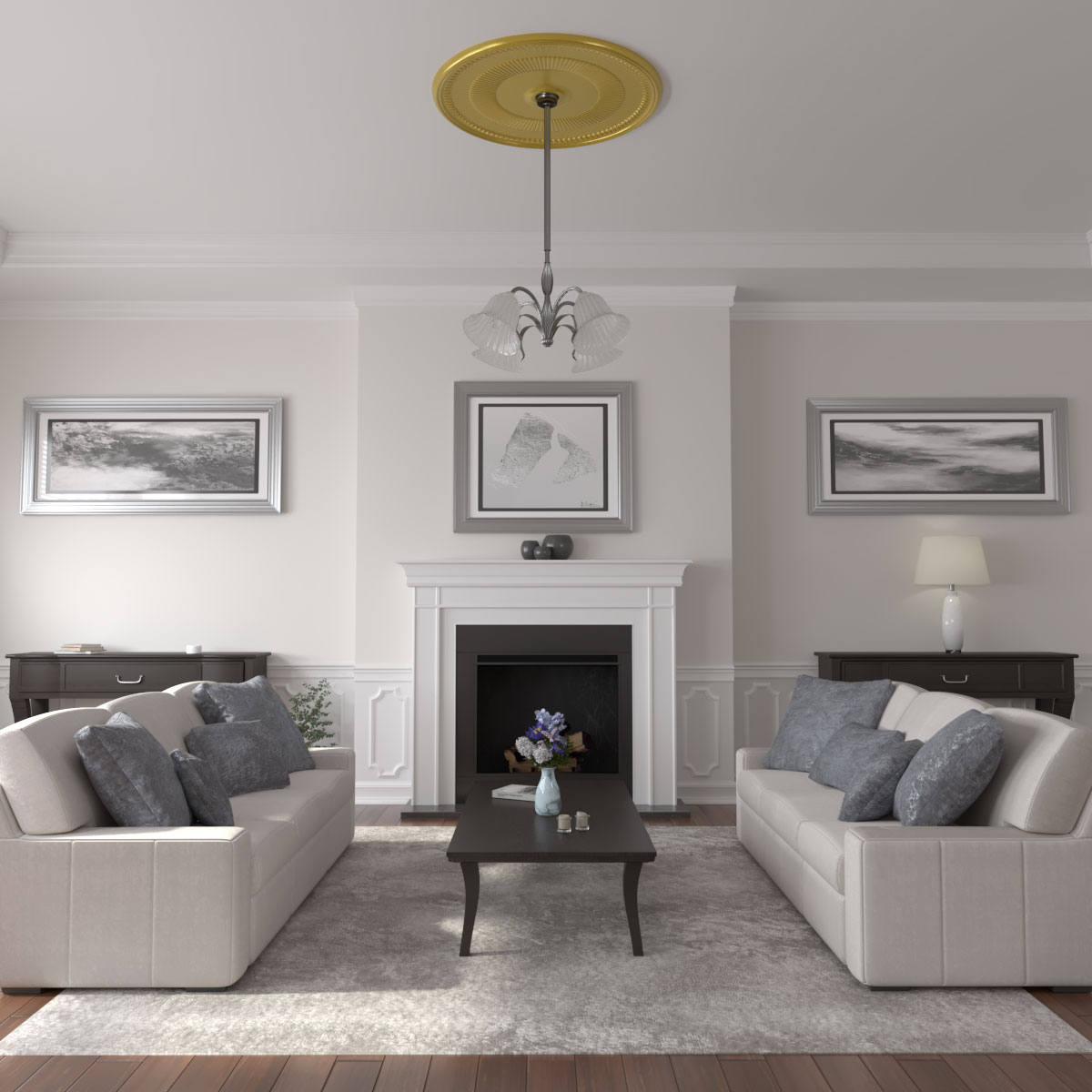 Ekena Millwork CM51NERGS Ceiling-Medallions - View #4