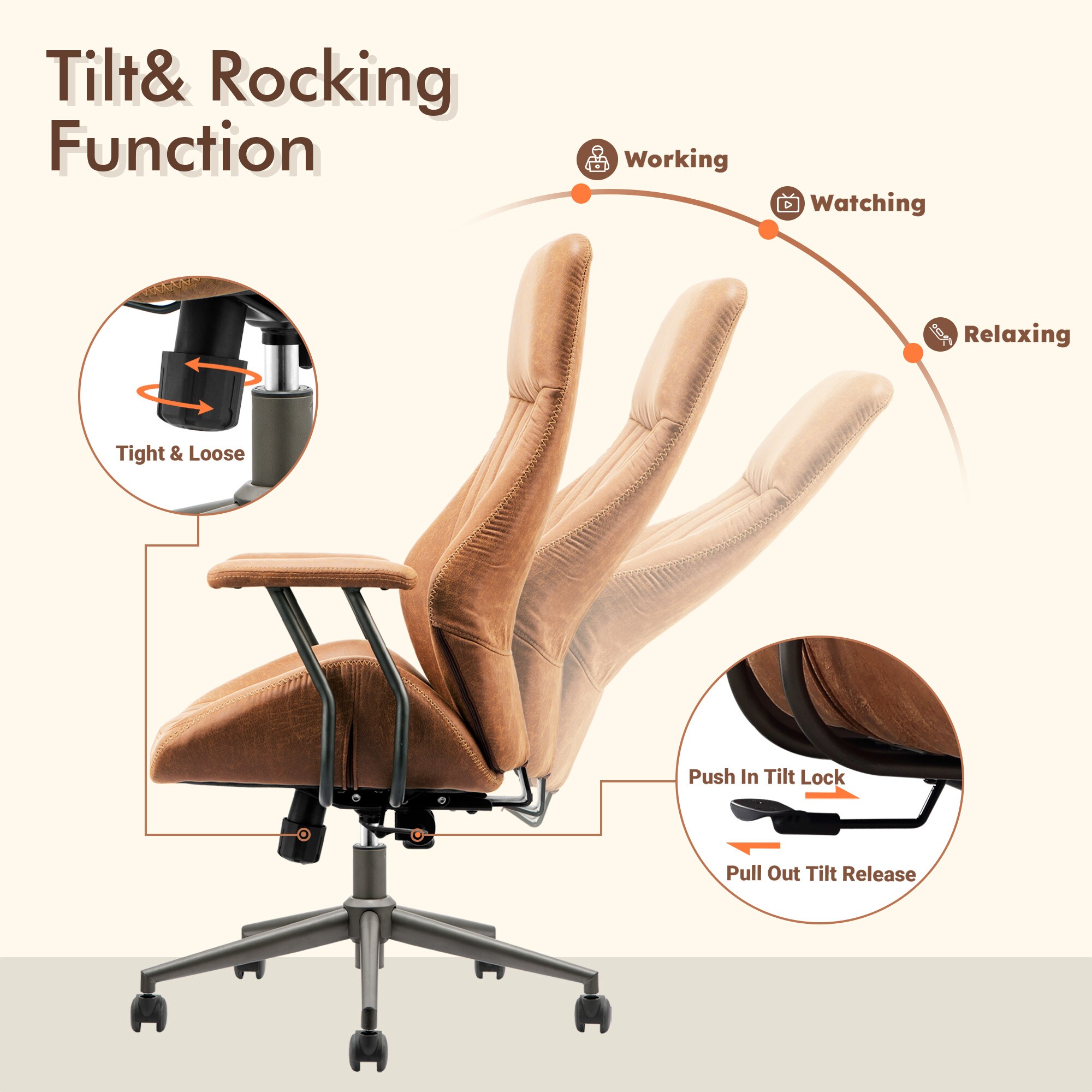 Caodoc L5-KL600-5 Office-Chairs - View #3