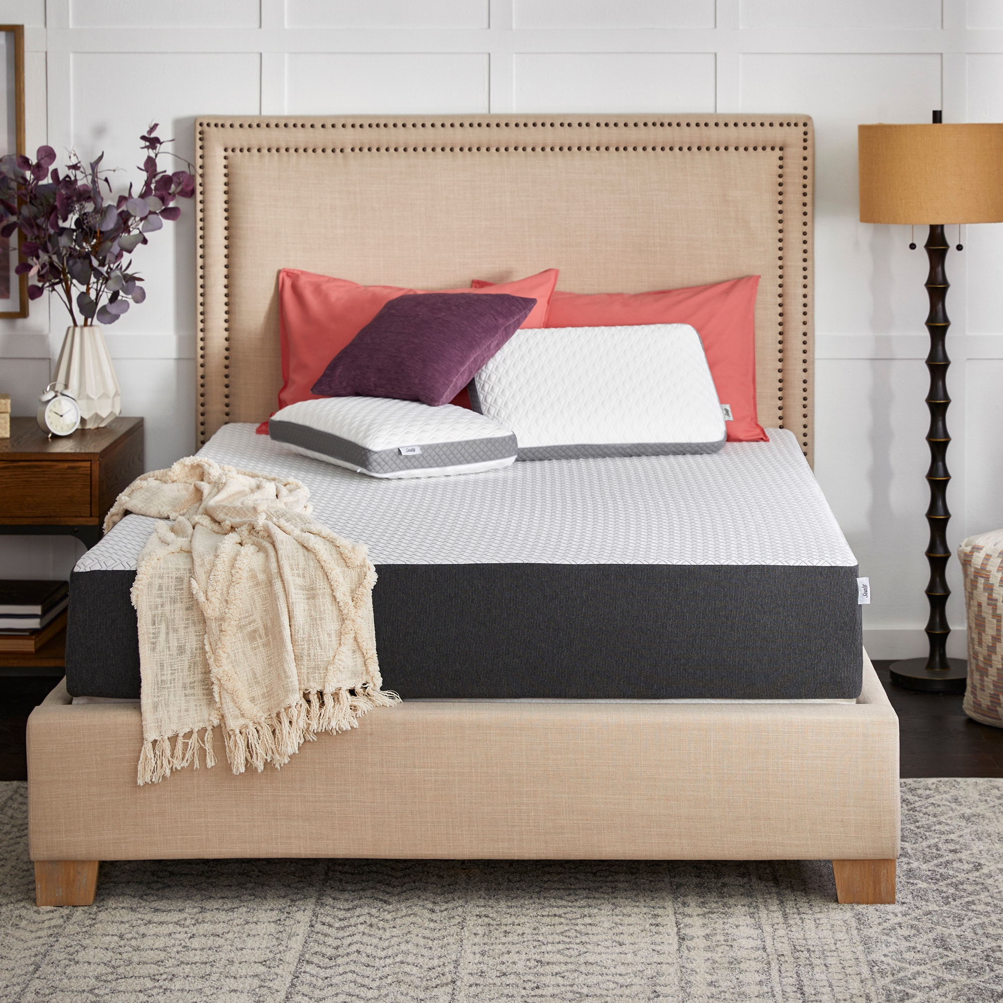 Sealy 10-in Queen Memory Foam Mattress in a Box F03-00179-QN0 at Lowes.com