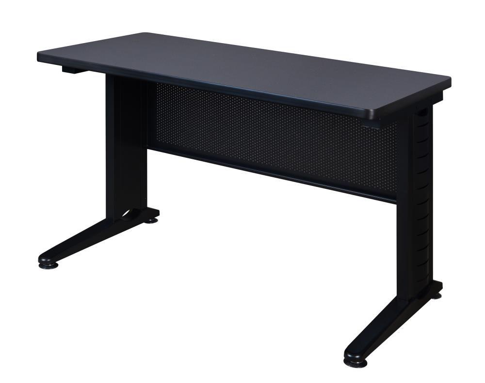 Regency MFTT4224GY Fusion Gray 4-Person Training Table (42-in W x 29-in H)