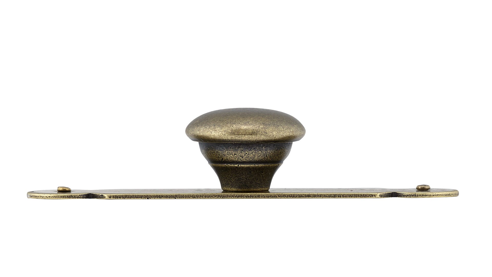 Richelieu 126 In Burnished Brass Round Traditional Cabinet Knob At 4739