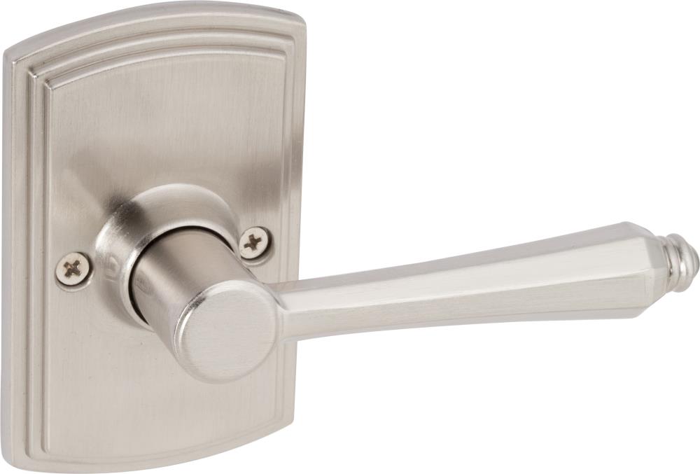 Delaney Hardware Florini Satin Nickel Interiorexterior Bedbath Hallcloset Dummy Door Handle 1322