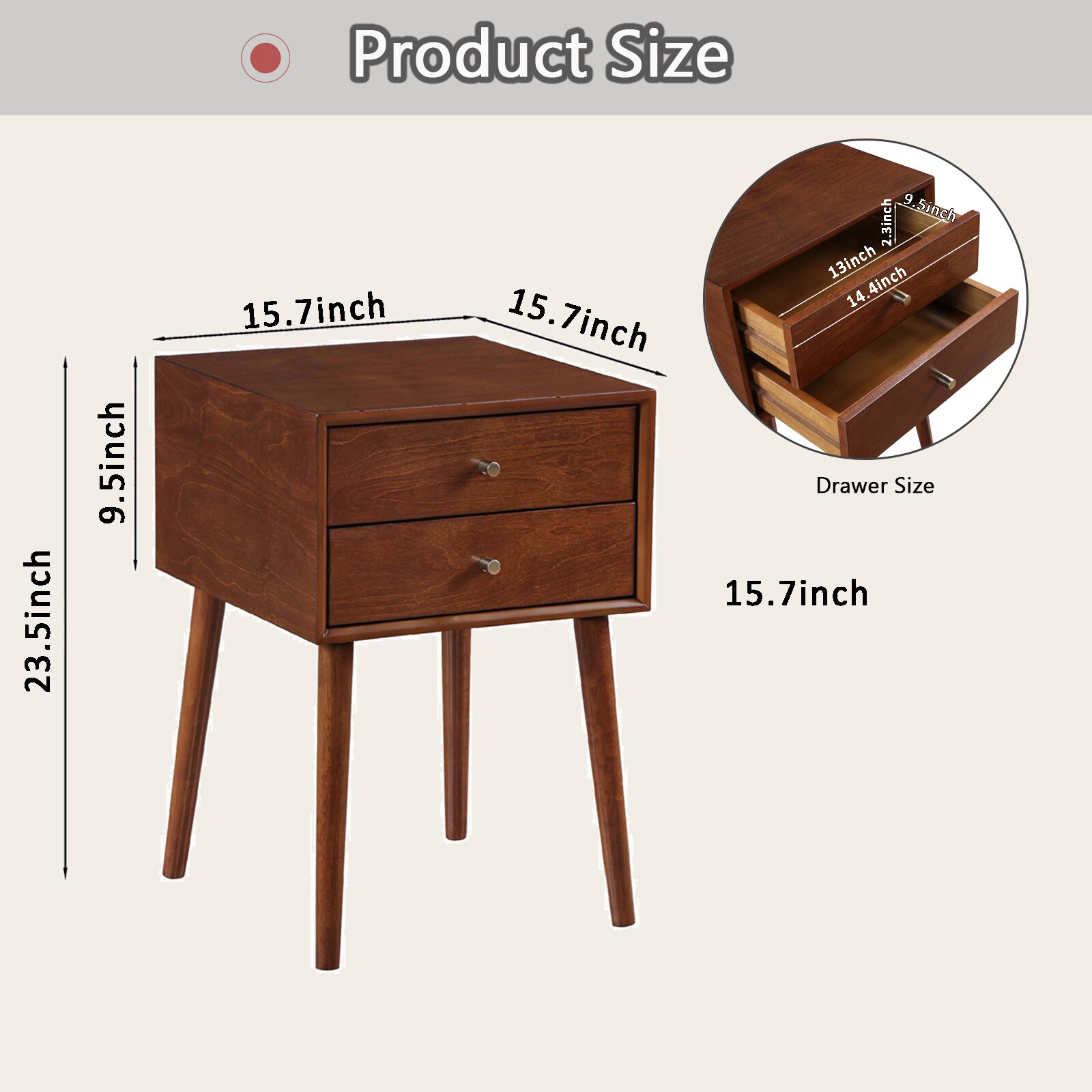 Kahomvis FB-QPN1-475 nightstands - View #3
