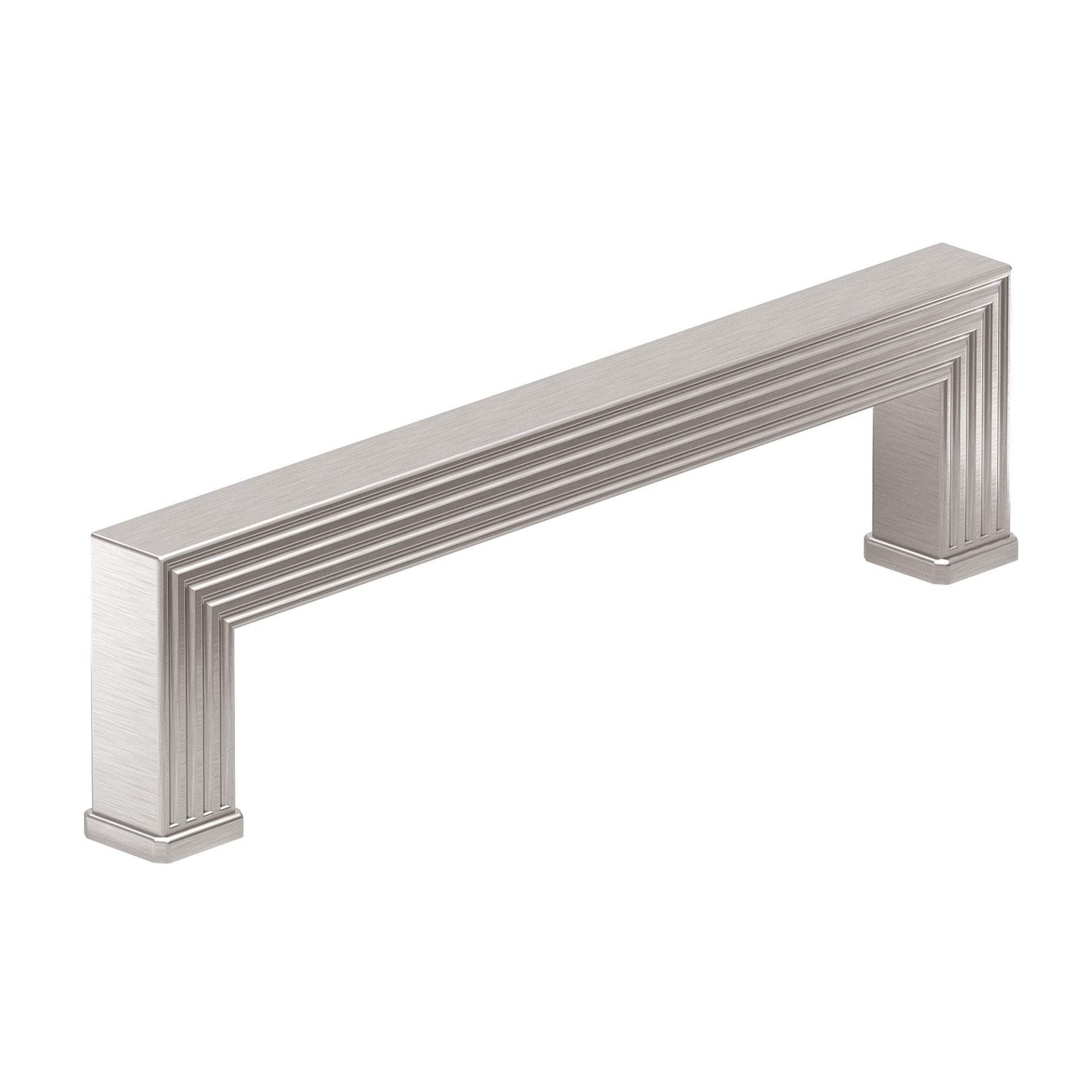 Brushed Nickel Square Kitchen Cabinet Drawer Handles Bar Pulls Stainless  Steel