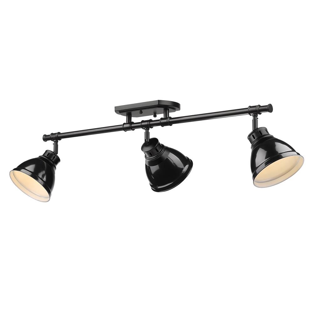 Golden Lighting 3602-3SF BLK-BK flushmounts - View #2