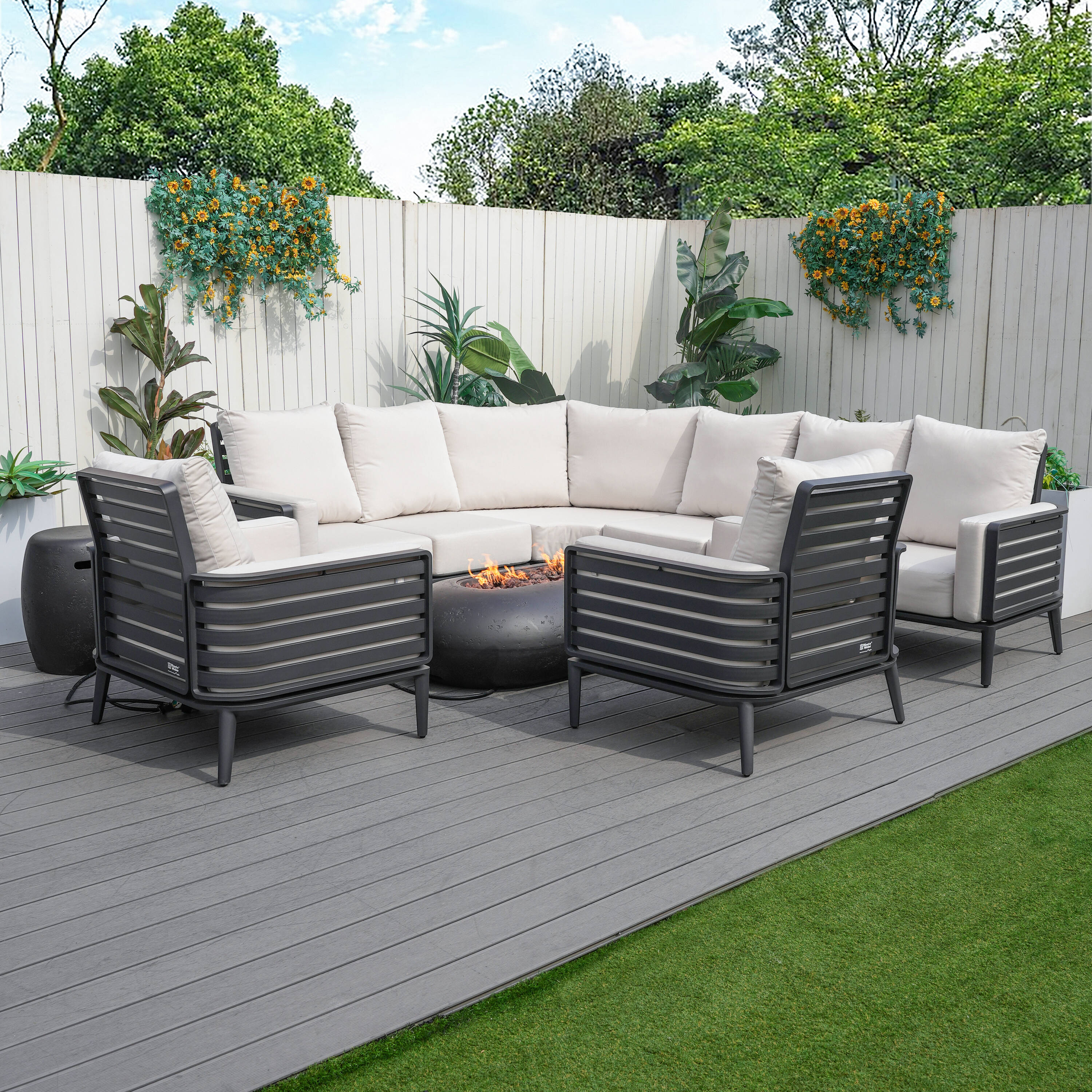Direct Wicker DWG-2351&24912BK Patio-Conversation-Sets - View #4