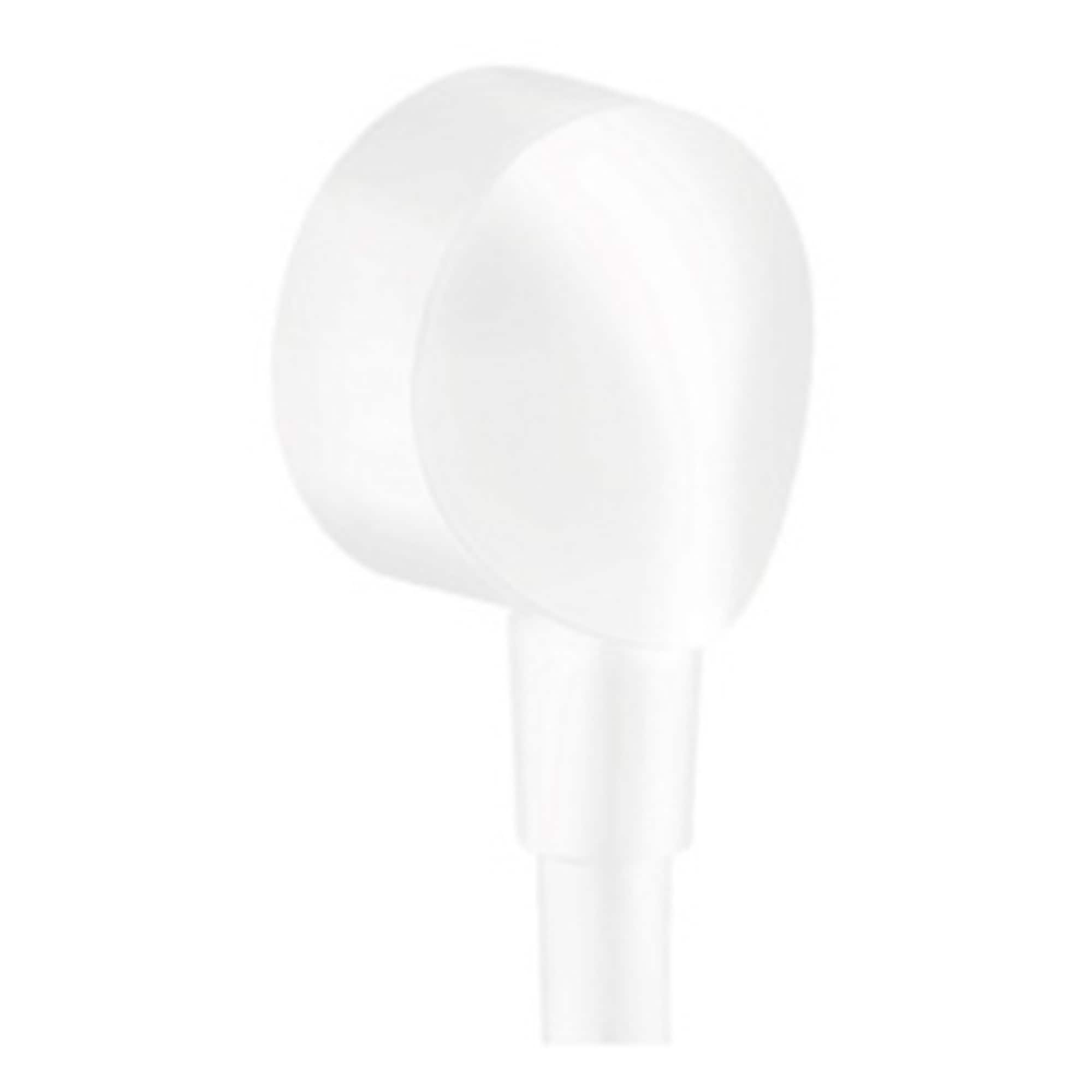 Hansgrohe 27458703 FixFit Matte White 1.5-in Universal Shower Wall union