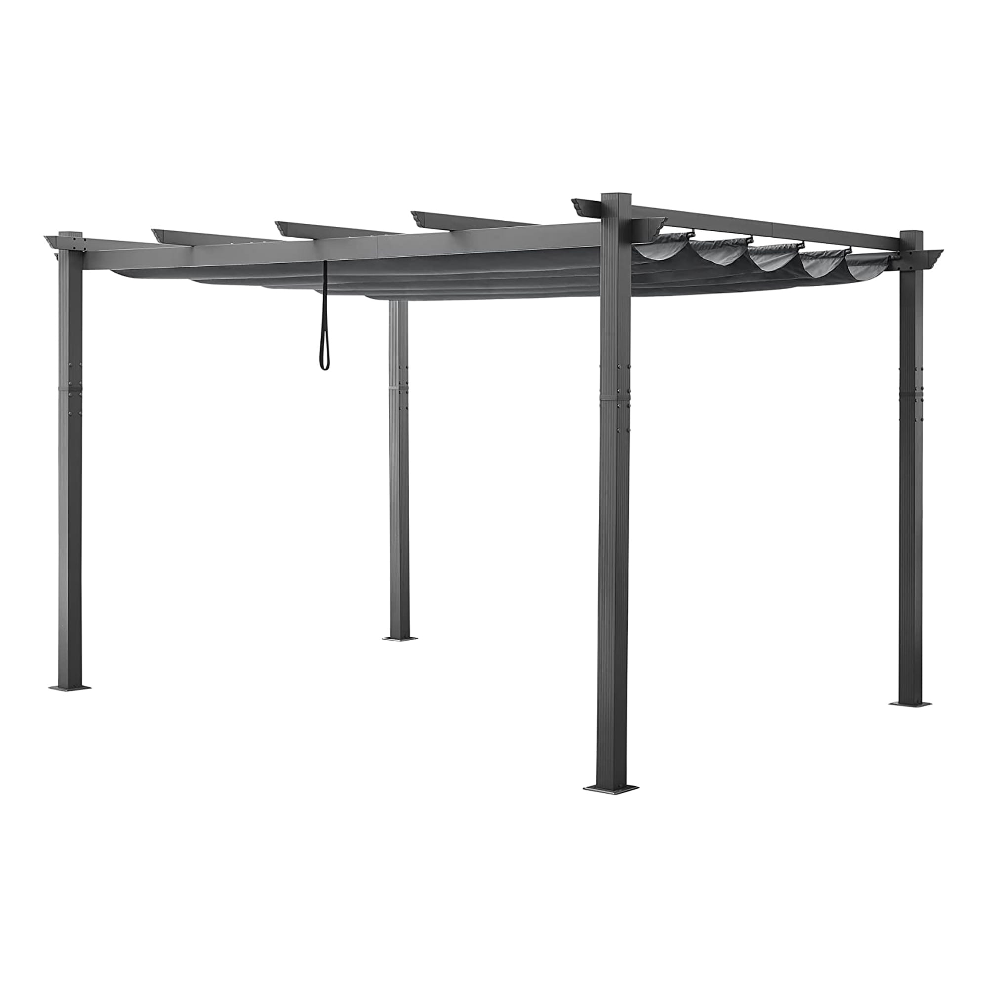 PEAK HOME FURNISHINGS Pergola 10-ft W x 13-ft L x 9-ft 4-1/2-in H Grey ...