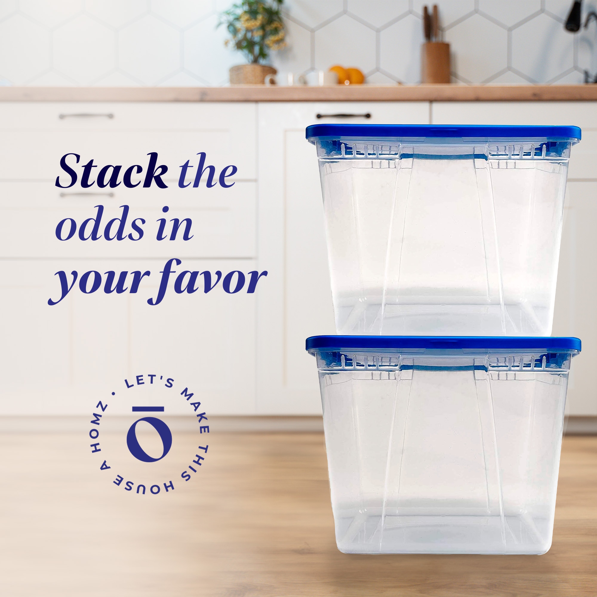 Homz Products 323715 Plastic-Storage-Totes - View #2