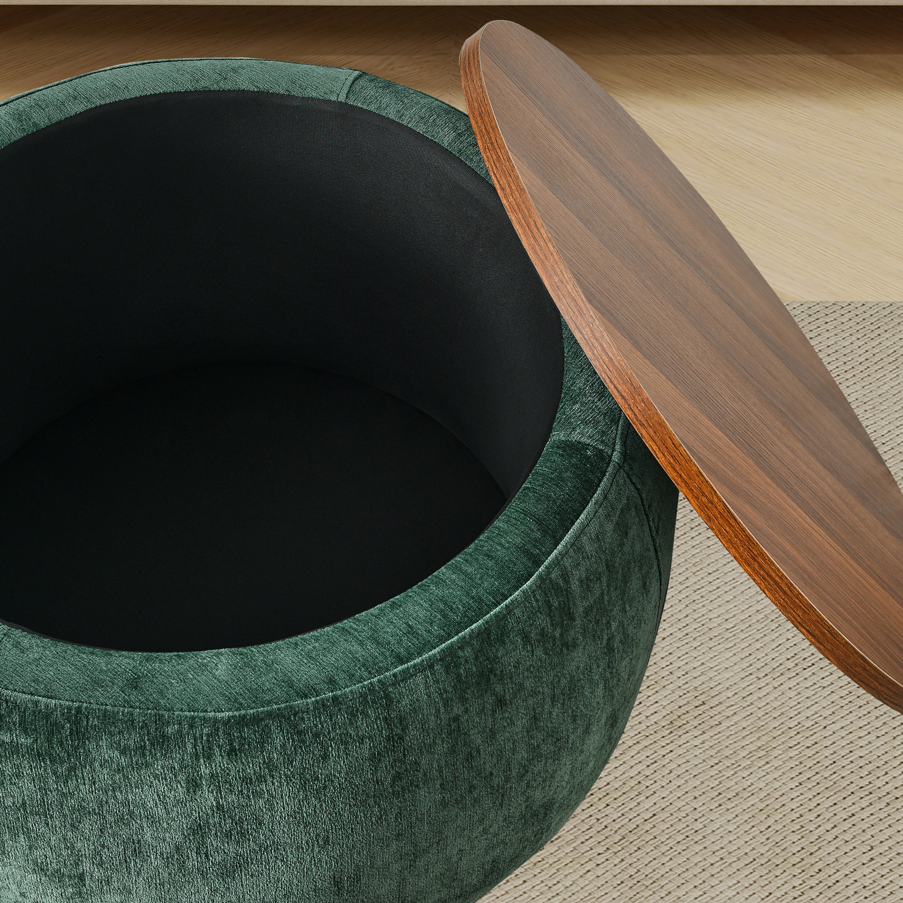 Hrinhom HC-D4115-GREEN Indoor-Ottomans - View #7